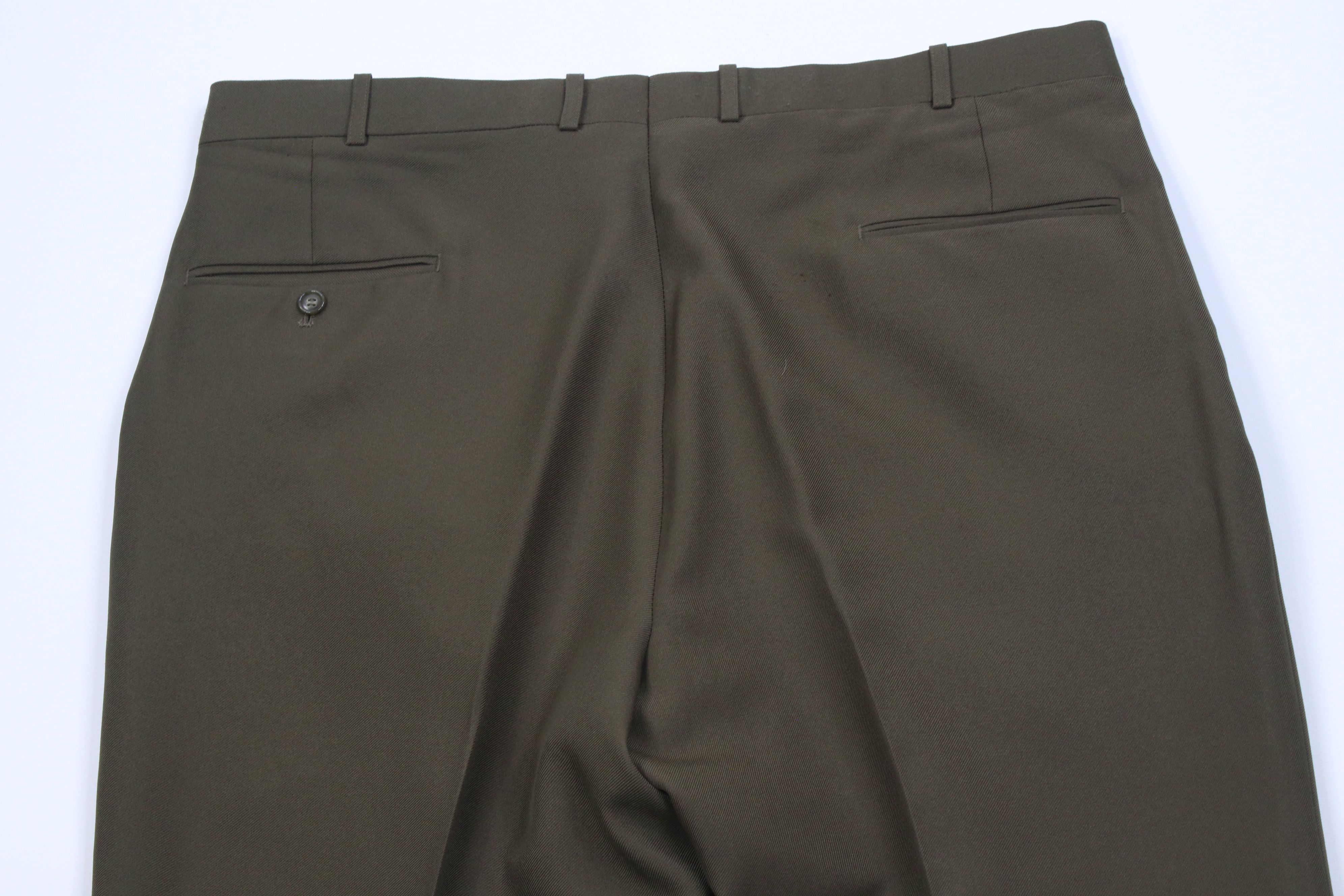 Vintage Vintage 90s Streetwear Wide Leg Chino Pants Olive Green Size US 40 / EU 56 - 10 Thumbnail