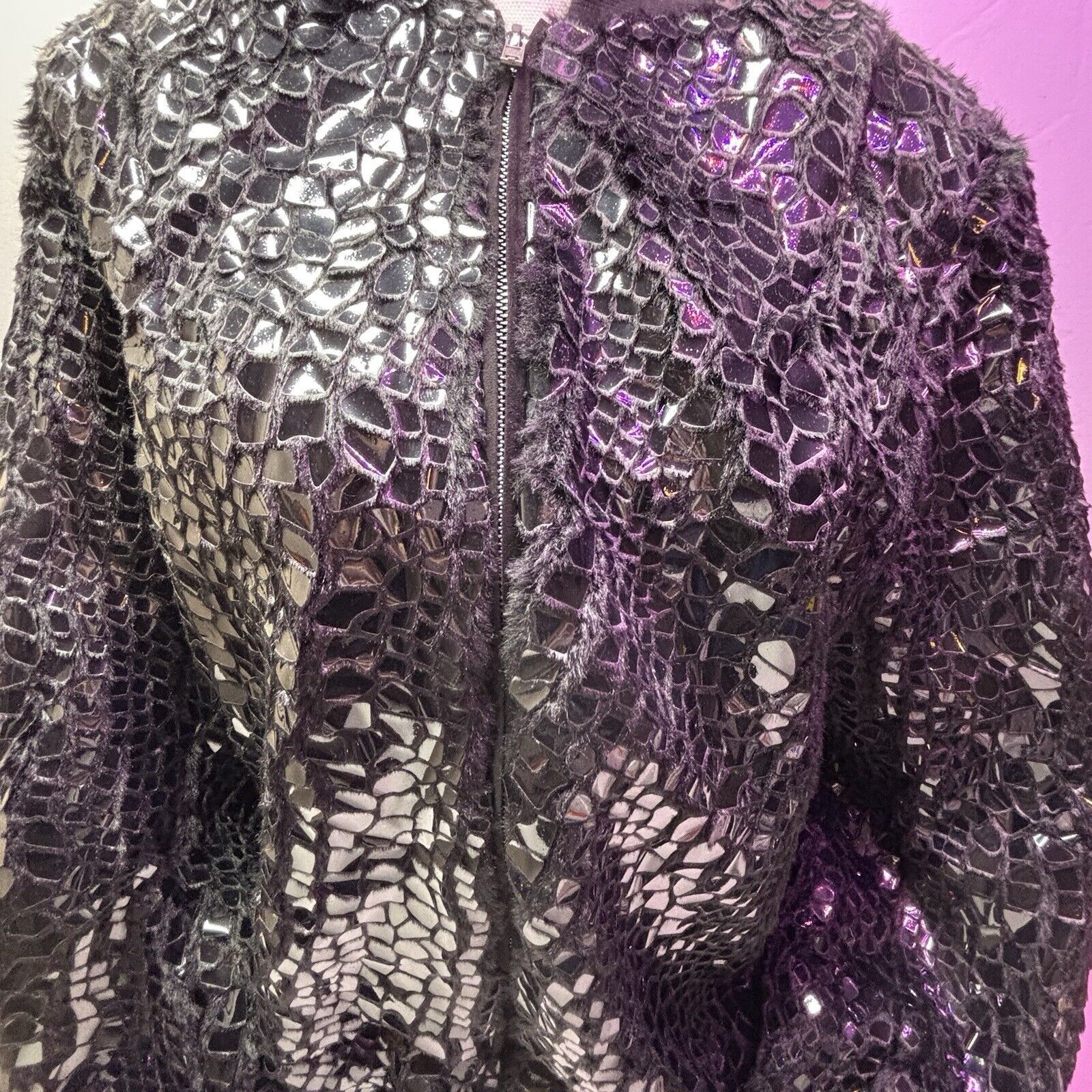 & Other Stories Furious Fur Jacket Bomber Jacket Black Women's Medium Size M / US 6-8 / IT 42-44 - 2 Thumbnail