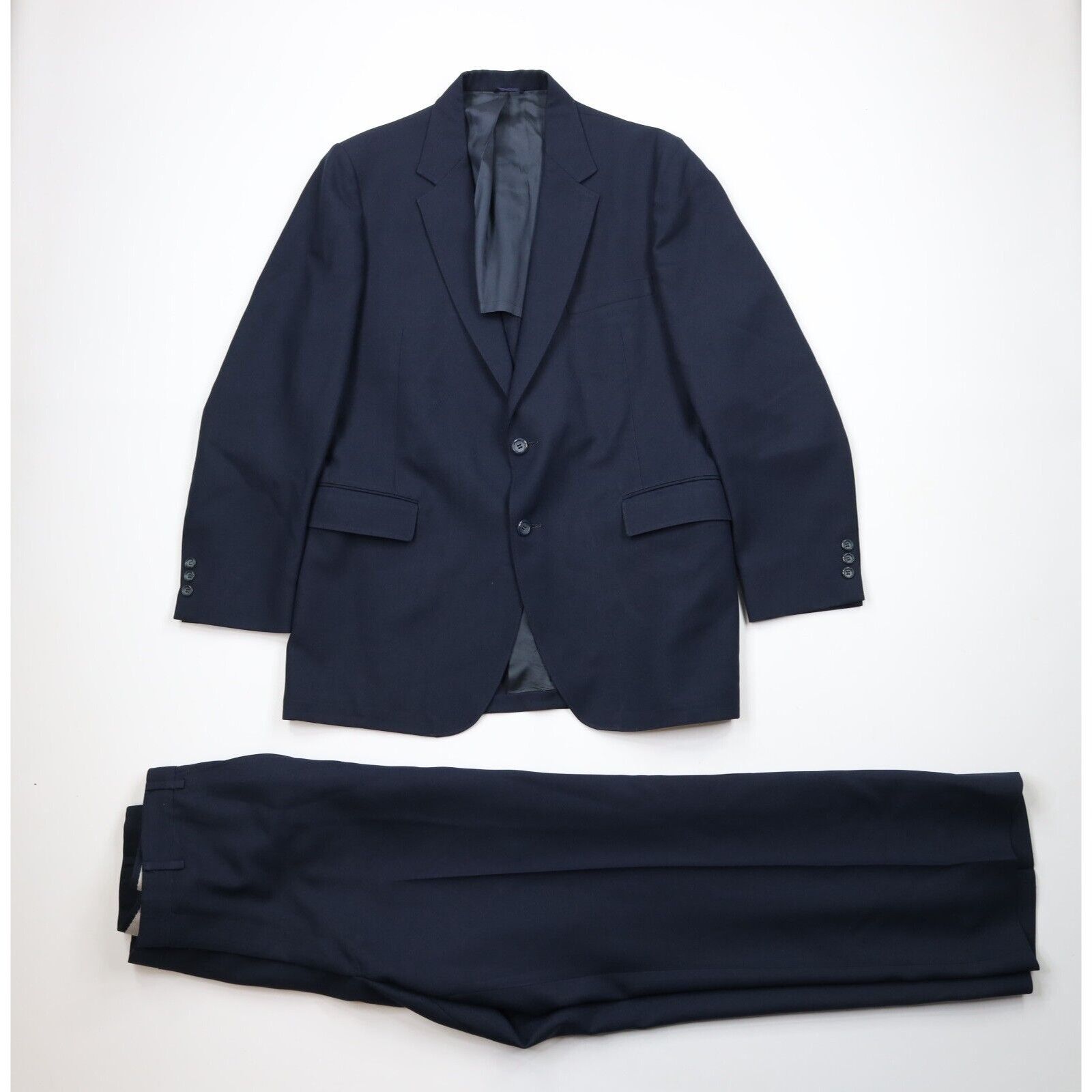 Vintage Vintage 70s Streetwear 2 Piece Wool Blend Wedding Suit Size 44L - 1 Thumbnail