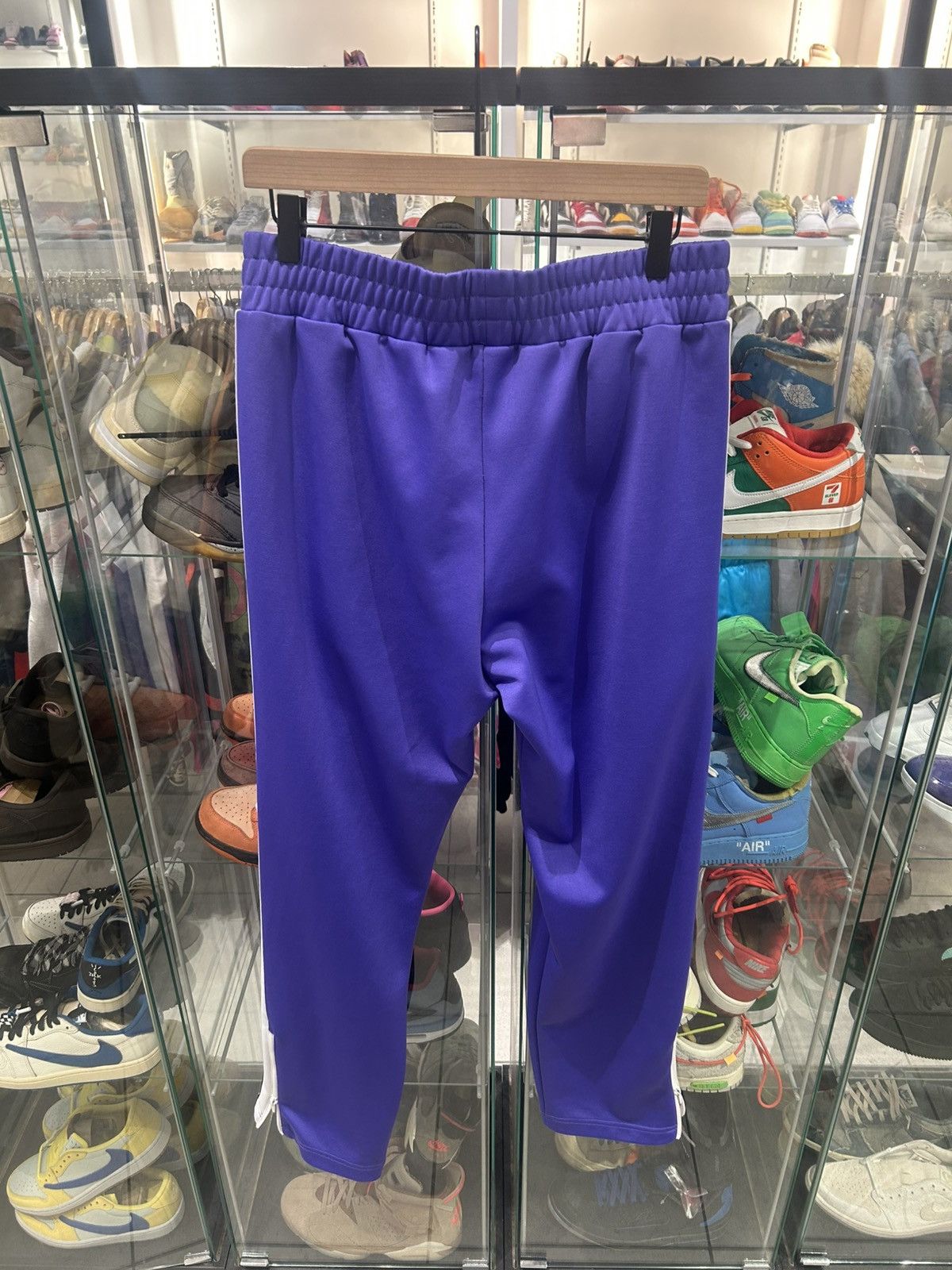 Palm Angels Palm angels trackpants purple white Size US 34 / EU 50 - 3 Thumbnail