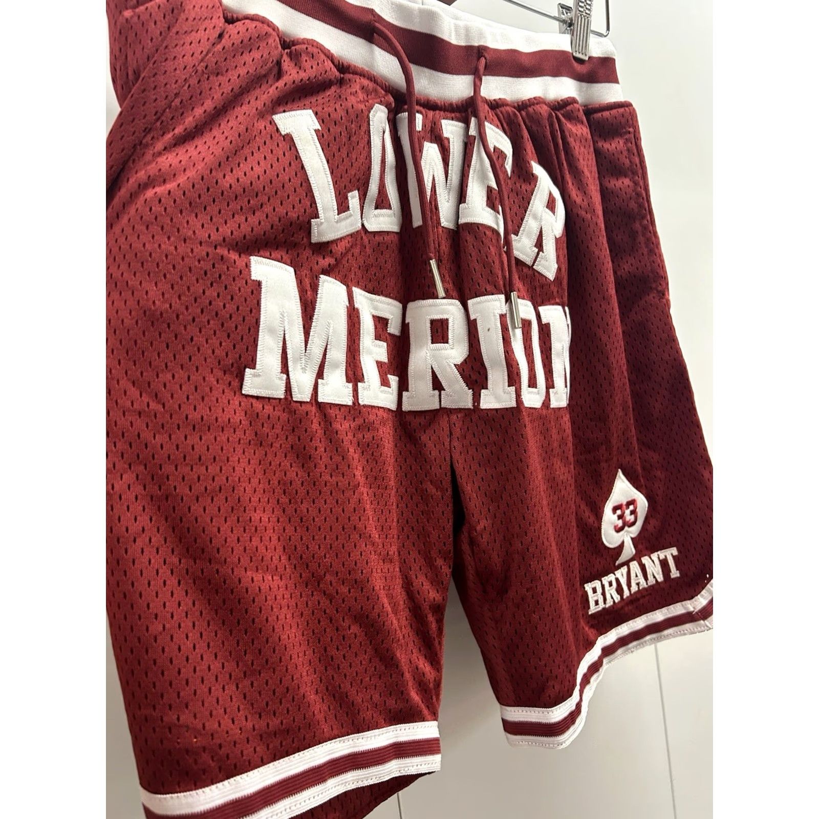 Vintage Headgear Classics Basketball Short Men S Red Solid Drawstring Logo Mid Rise 10-12in Classic 33 Kobe Bryant Summer School Sports Shirt? Size US 29 - 3 Thumbnail