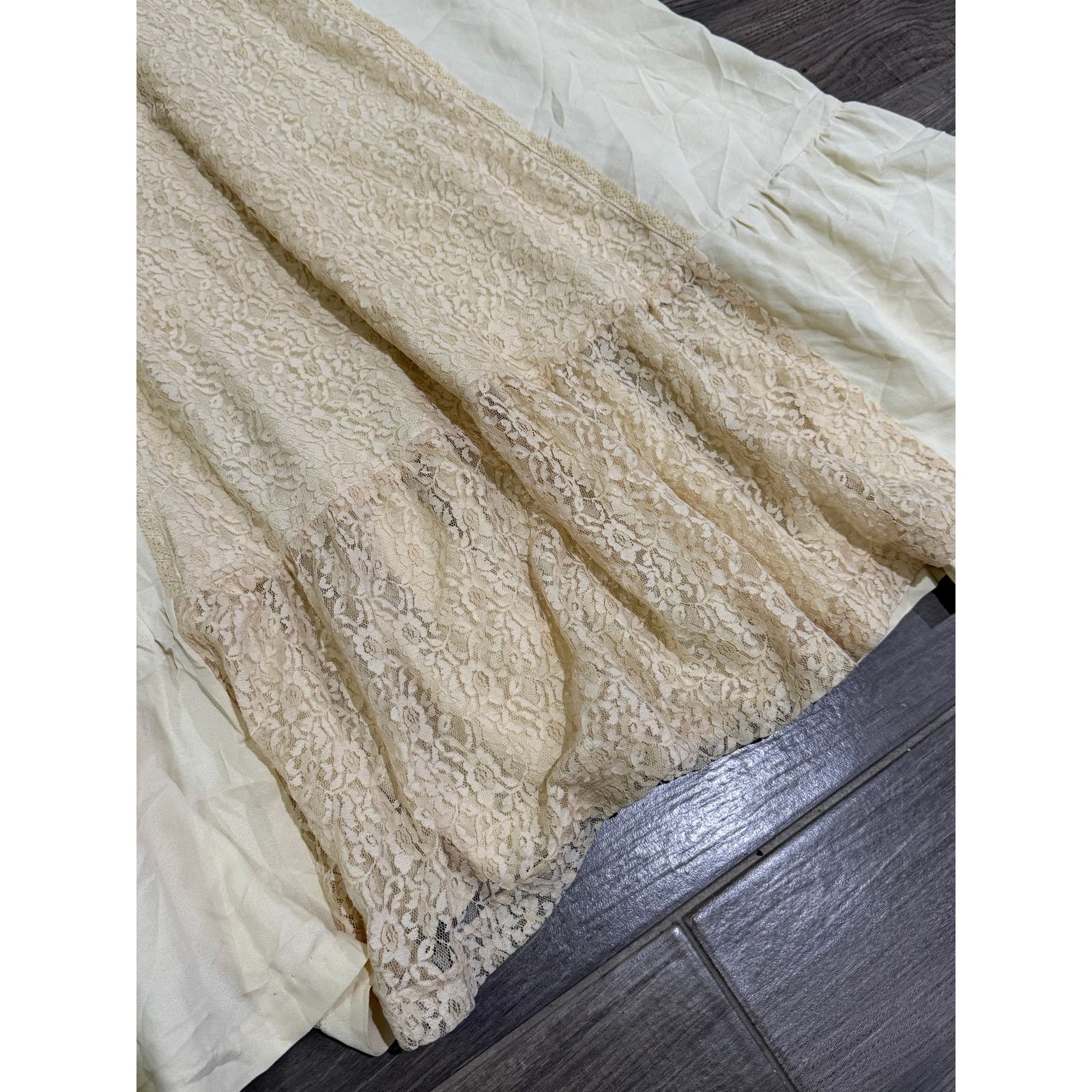 Vintage Vintage 70s Gunne Sax Jessica McClintock Prairie Dress Size M / US 6-8 / IT 42-44 - 2 Thumbnail
