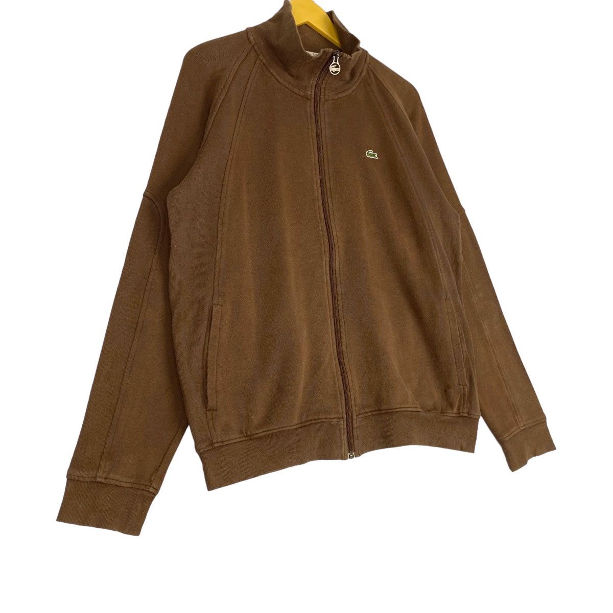 Lacoste × Vintage Vintage 80s Lacoste Embroidered Full Zip Turtleneck Size L Size US L / EU 52-54 / 3 - 3 Thumbnail
