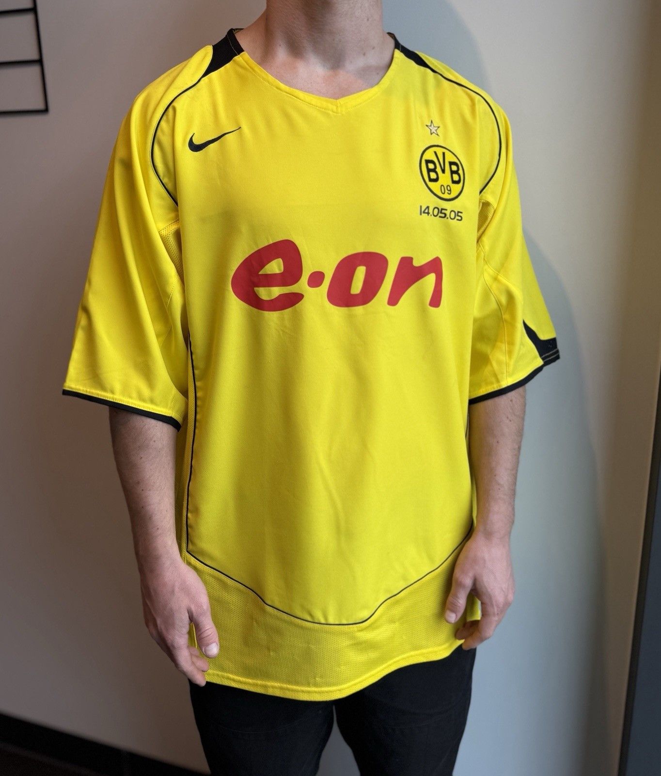 Nike Vintage Borussia Dortmund 2004 2005 Jersey Soccer Football Size US XXL / EU 58 / 5 - 1 Thumbnail
