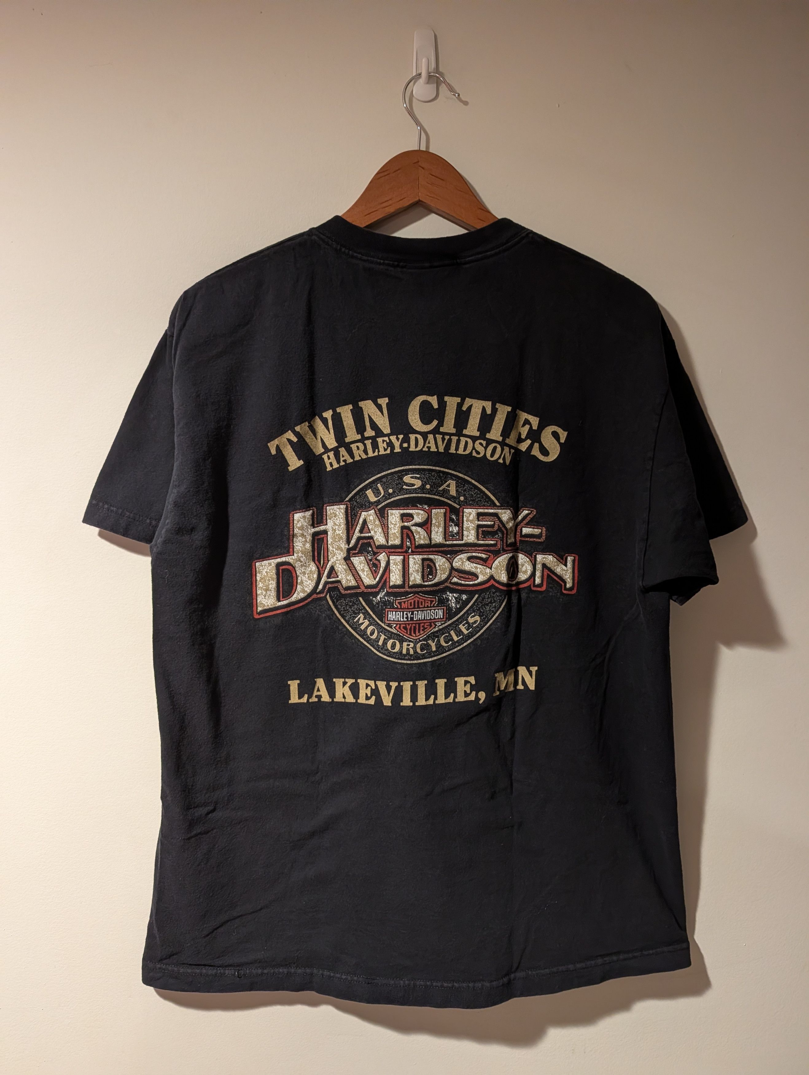Harley Davidson Vintage 2003 Harley Davidson Fat Boy T Shirt Twin Cities Size US L / EU 52-54 / 3 - 5 Thumbnail