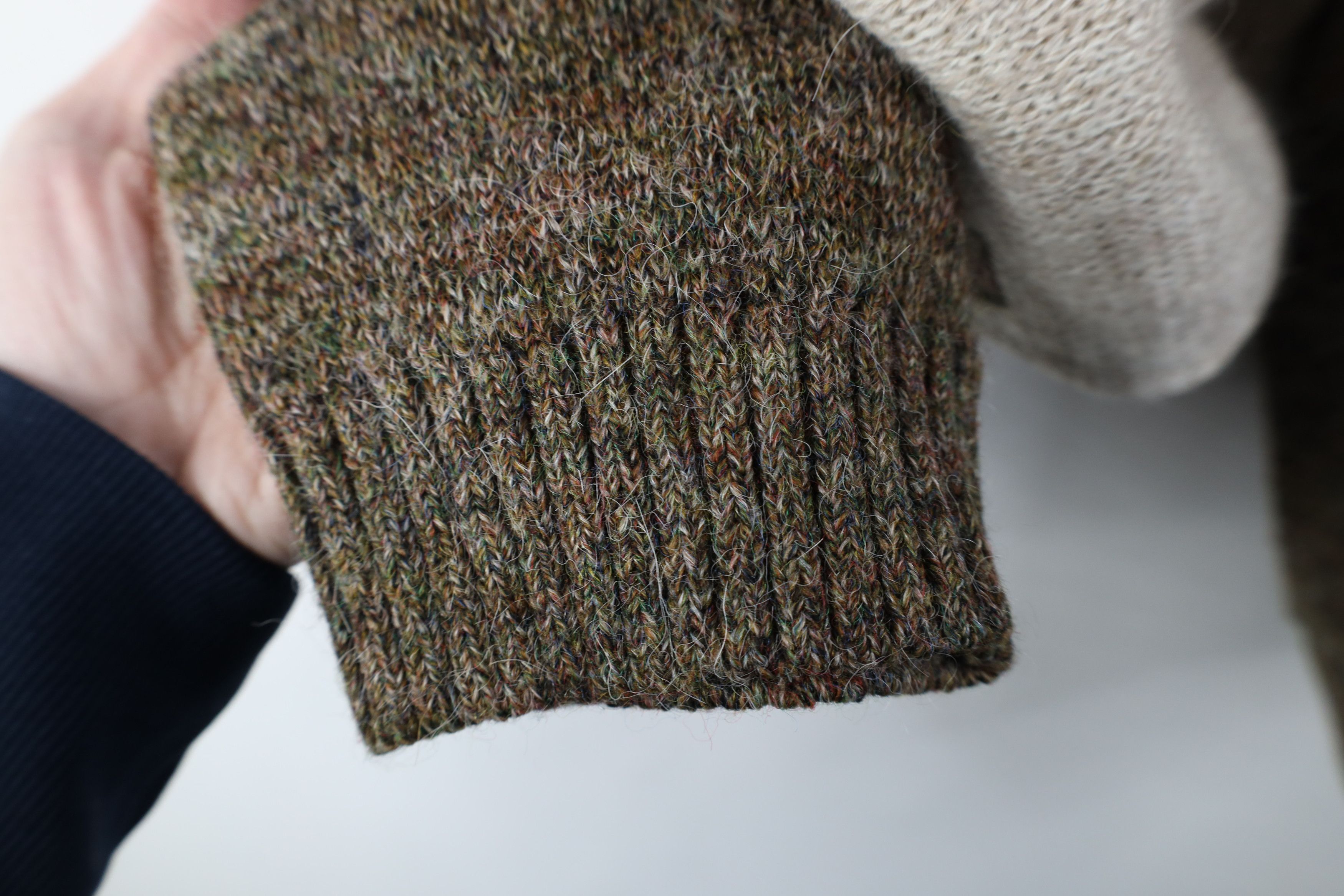 Vintage Vintage 90s Streetwear Knit Collared Sweater Earth Tone Size US L / EU 52-54 / 3 - 7 Thumbnail