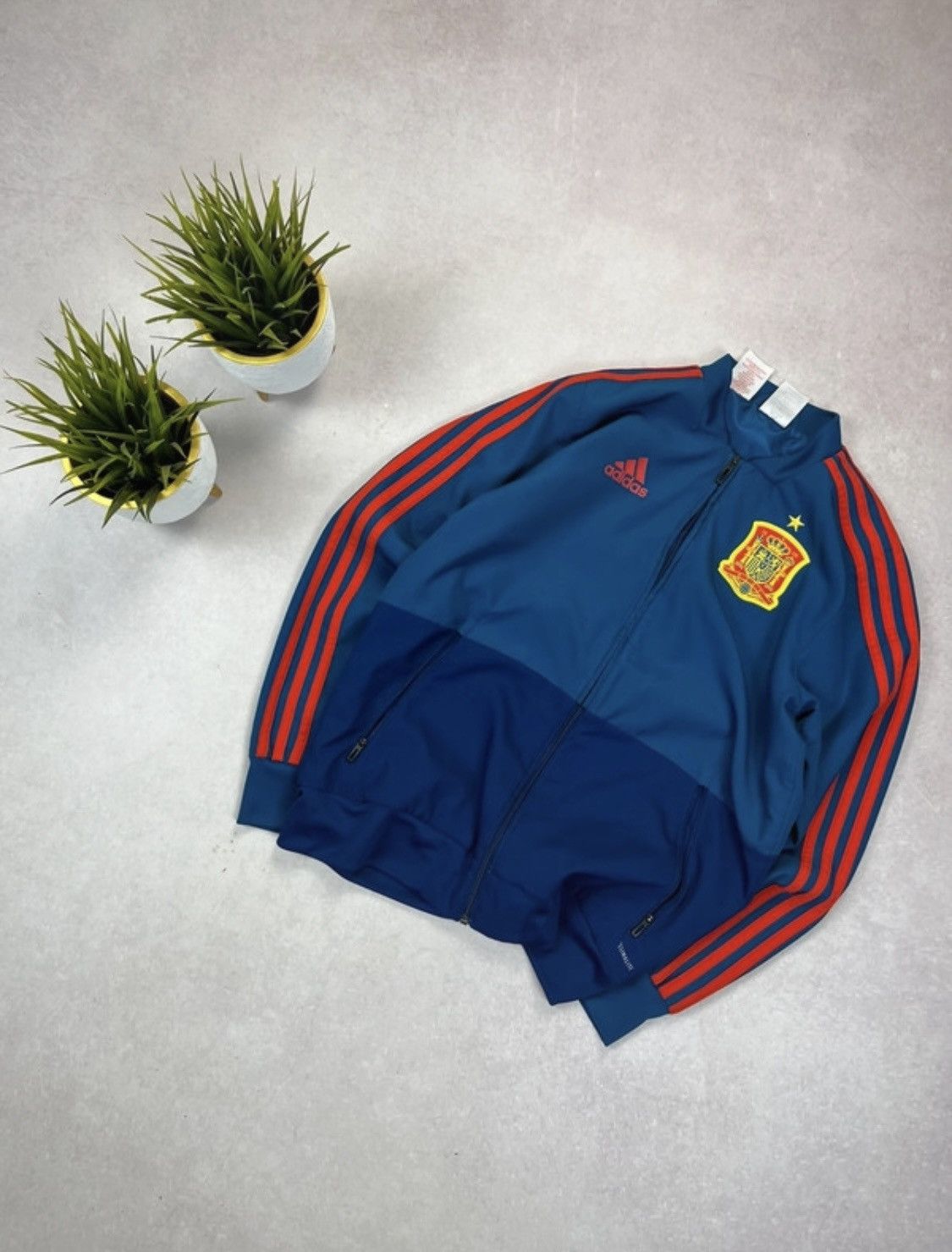 Adidas Espana Raincoats Football Club Zip Grailed