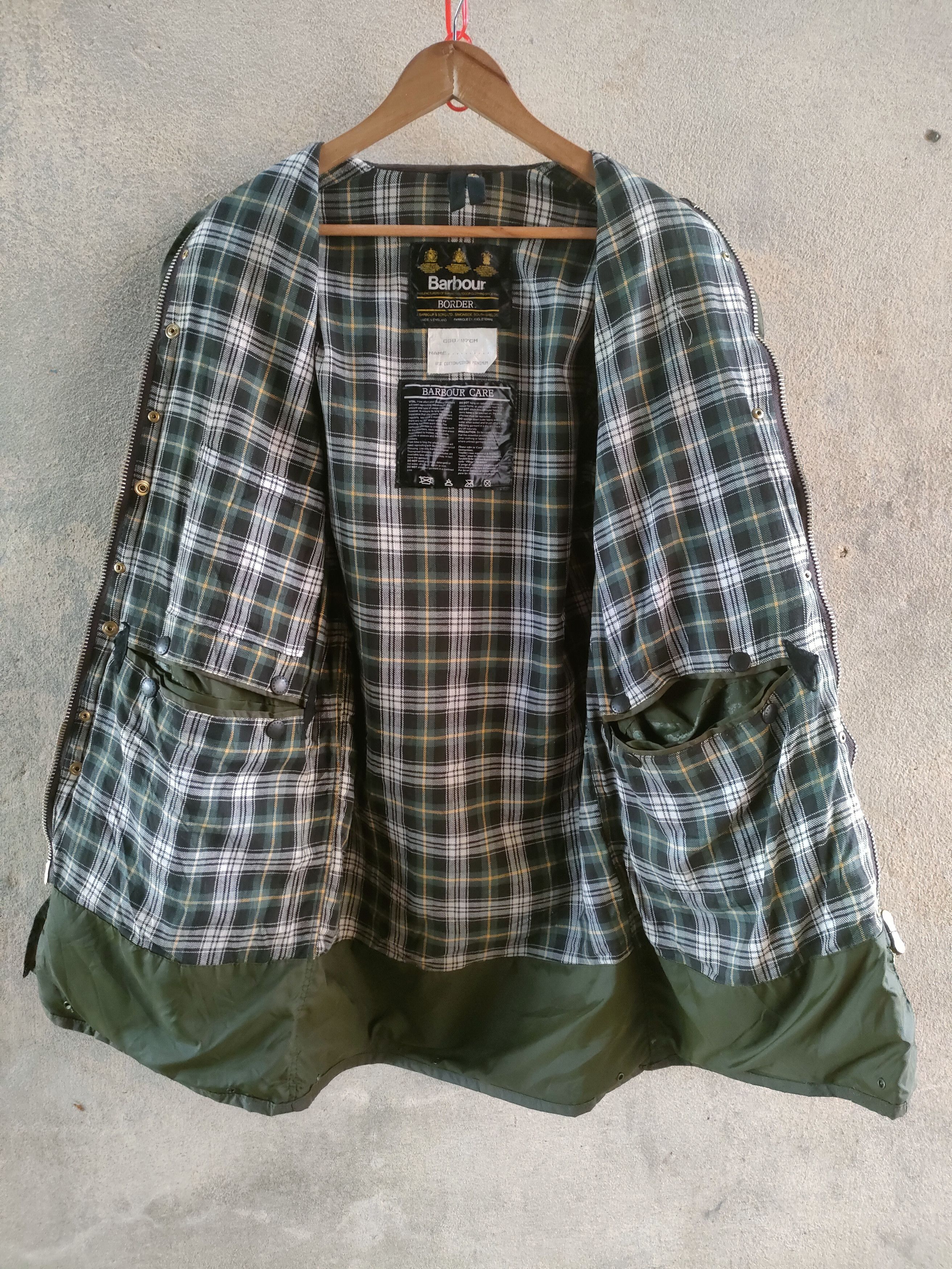Barbour Barbour Border Waxed Cotton Long Jacket Size US M / EU 48-50 / 2 - 3 Thumbnail