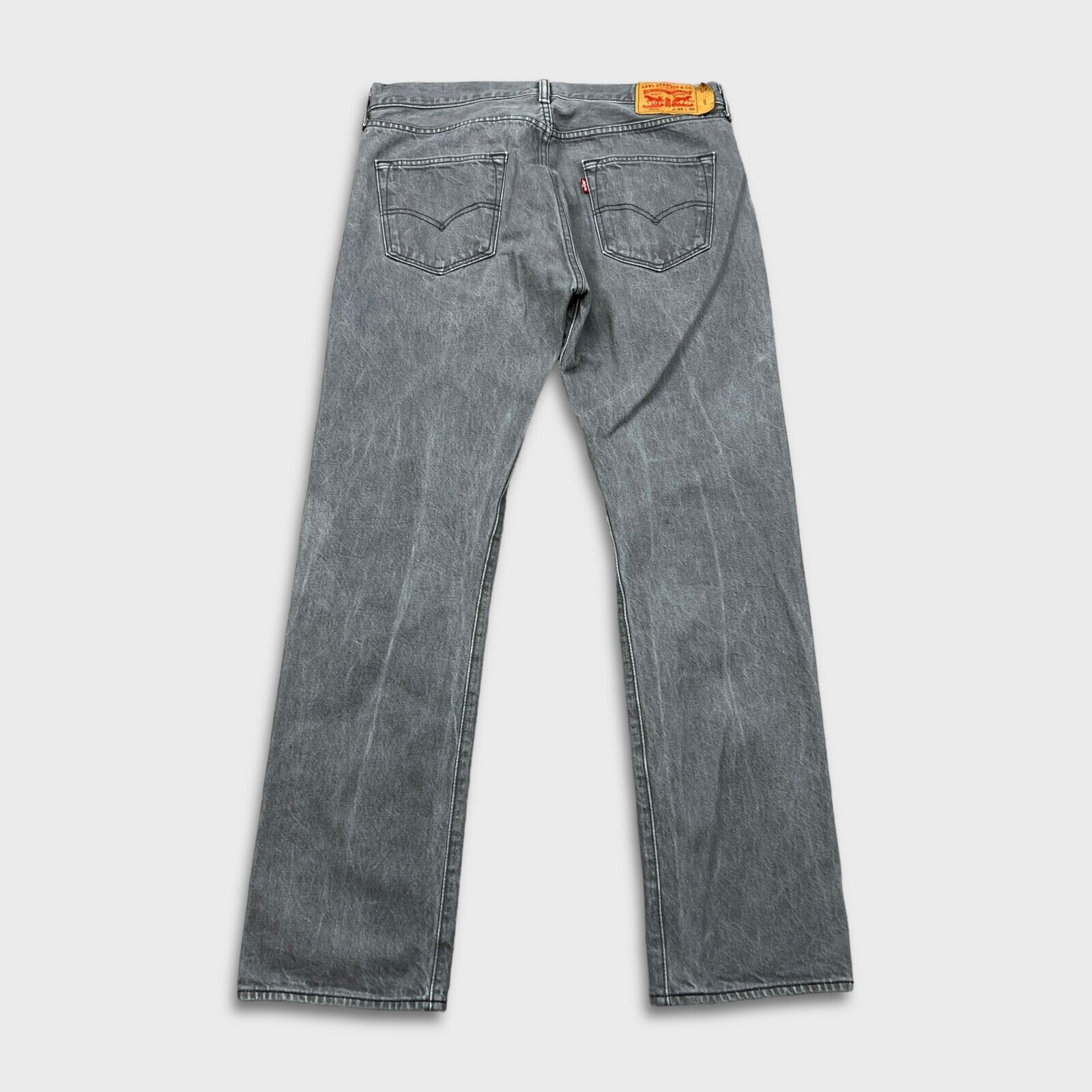 Levi's × Vintage Levi's 501 Jeans 34x31 Fit Straight Stone Wash Denim Pants Size US 34 / EU 50 - 4 Thumbnail