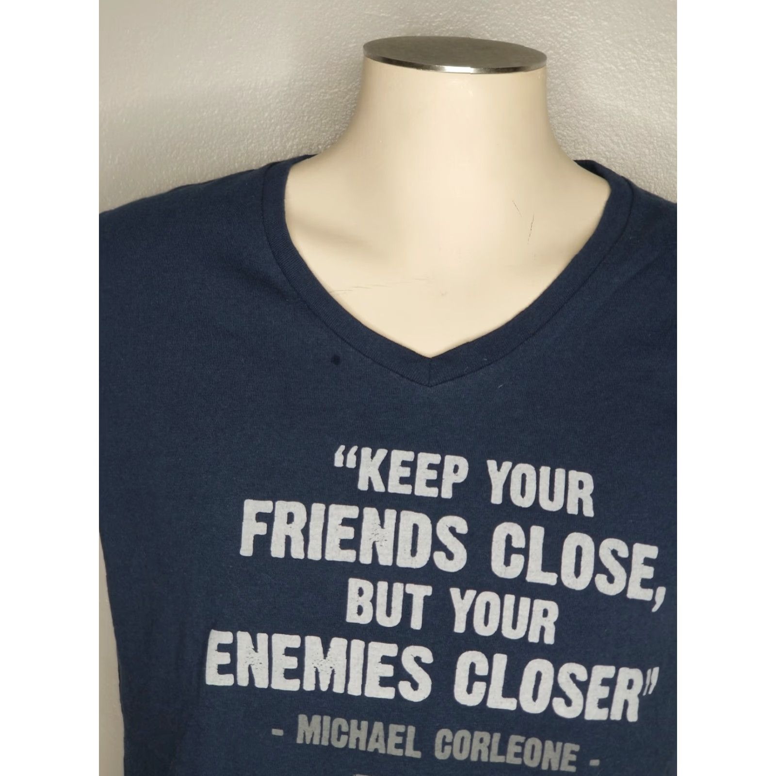 Gildan Womens L MOB MUSEUM Law Enforcement Michael Cordleone Quote T-Shirt Size L / US 10 / IT 46 - 3 Thumbnail