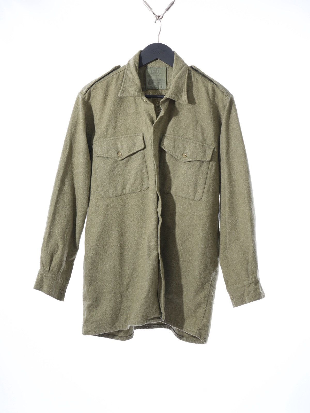 Other Vintage Military Ladybird Belfast Olive Wool Shirt Size L Size US L / EU 52-54 / 3 - 1 Thumbnail