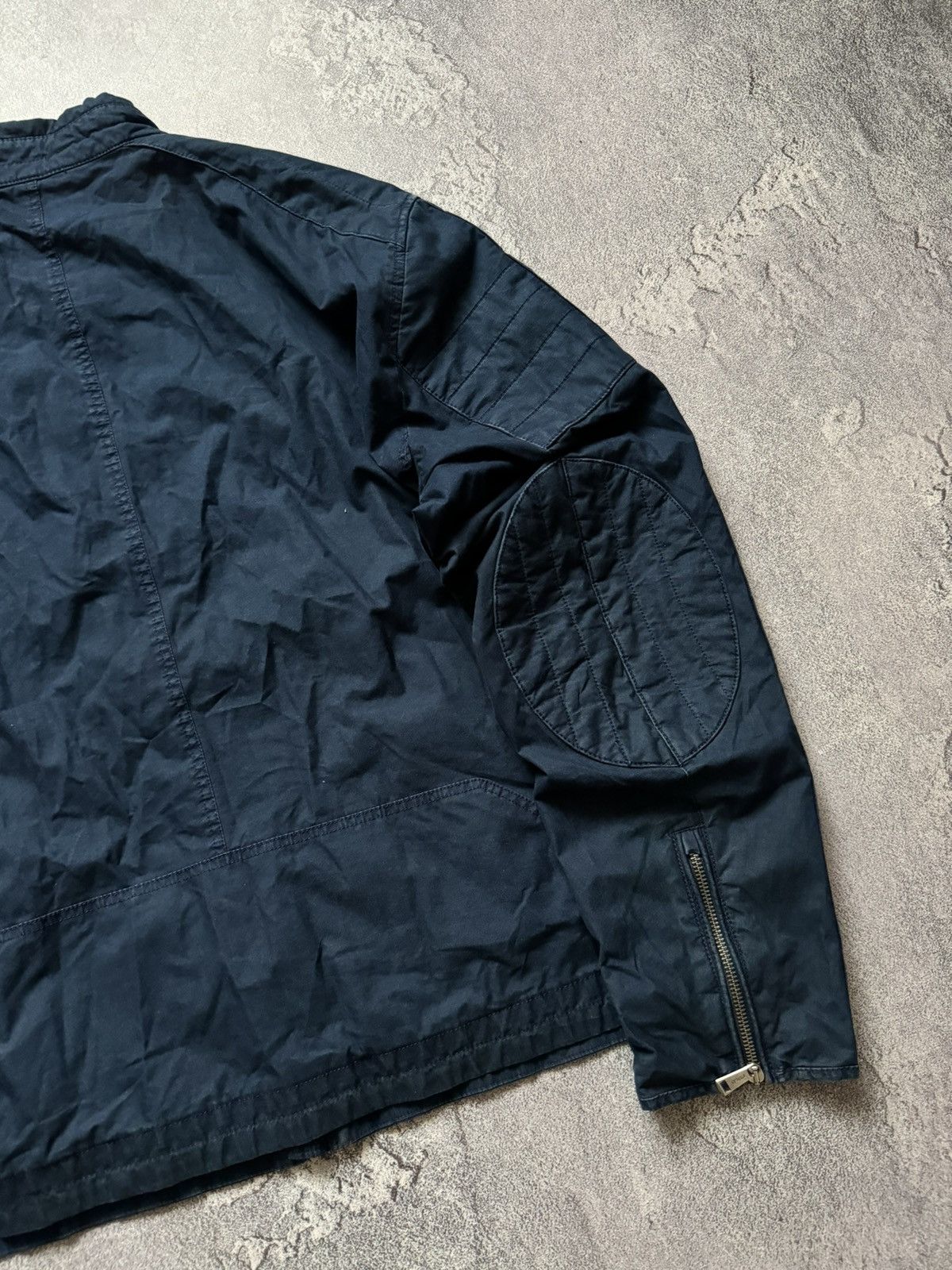 Polo Ralph Lauren × Vintage Polo Ralph Lauren XXL zip bomber style denim bike jacket 00s Size US XXL / EU 58 / 5 - 21 Thumbnail