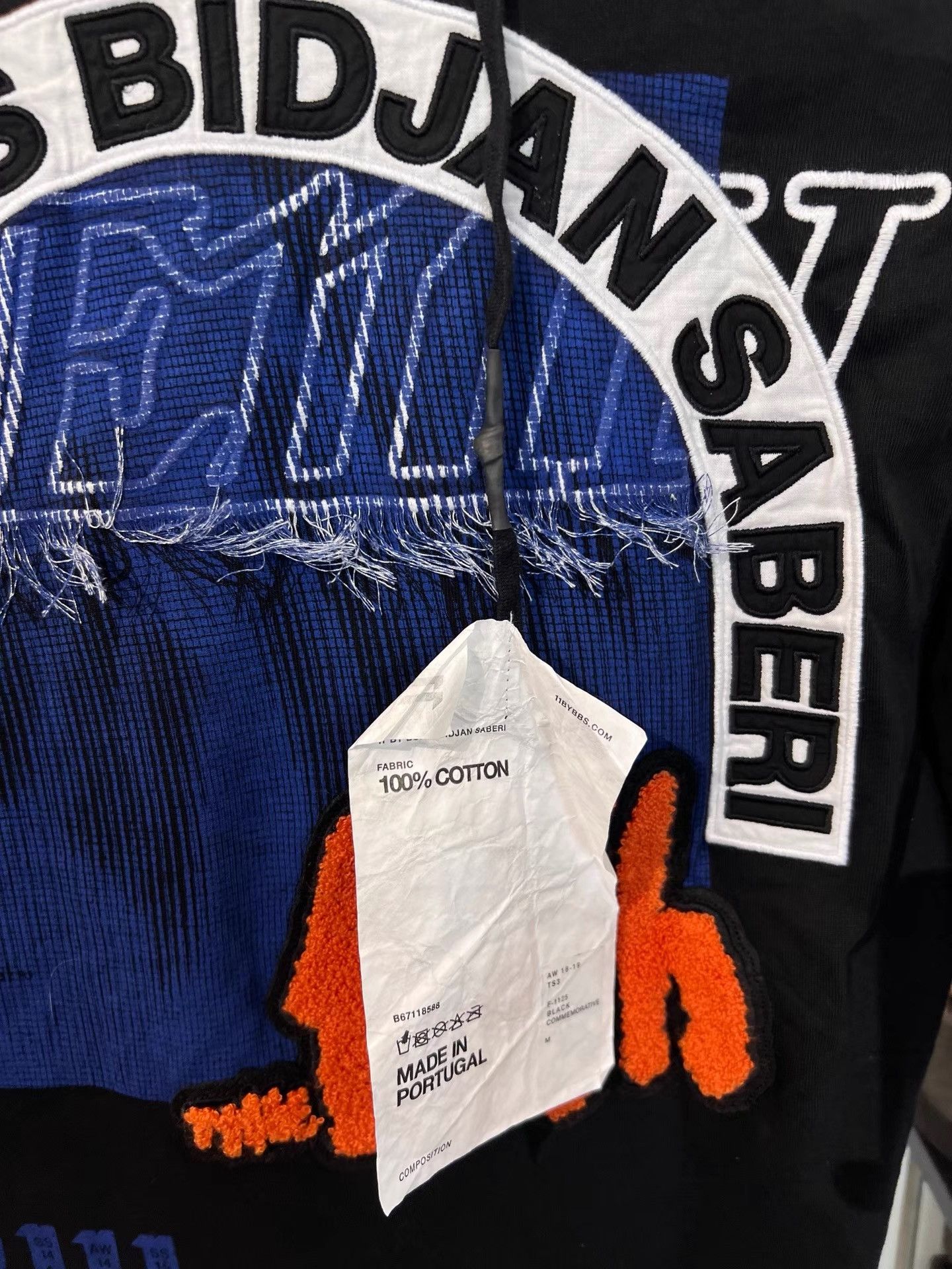 11 By Boris Bidjan Saberi 11by BBS TS3 Embroidered Short Sleeve T-Shirt K35 Size US M / EU 48-50 / 2 - 5 Thumbnail