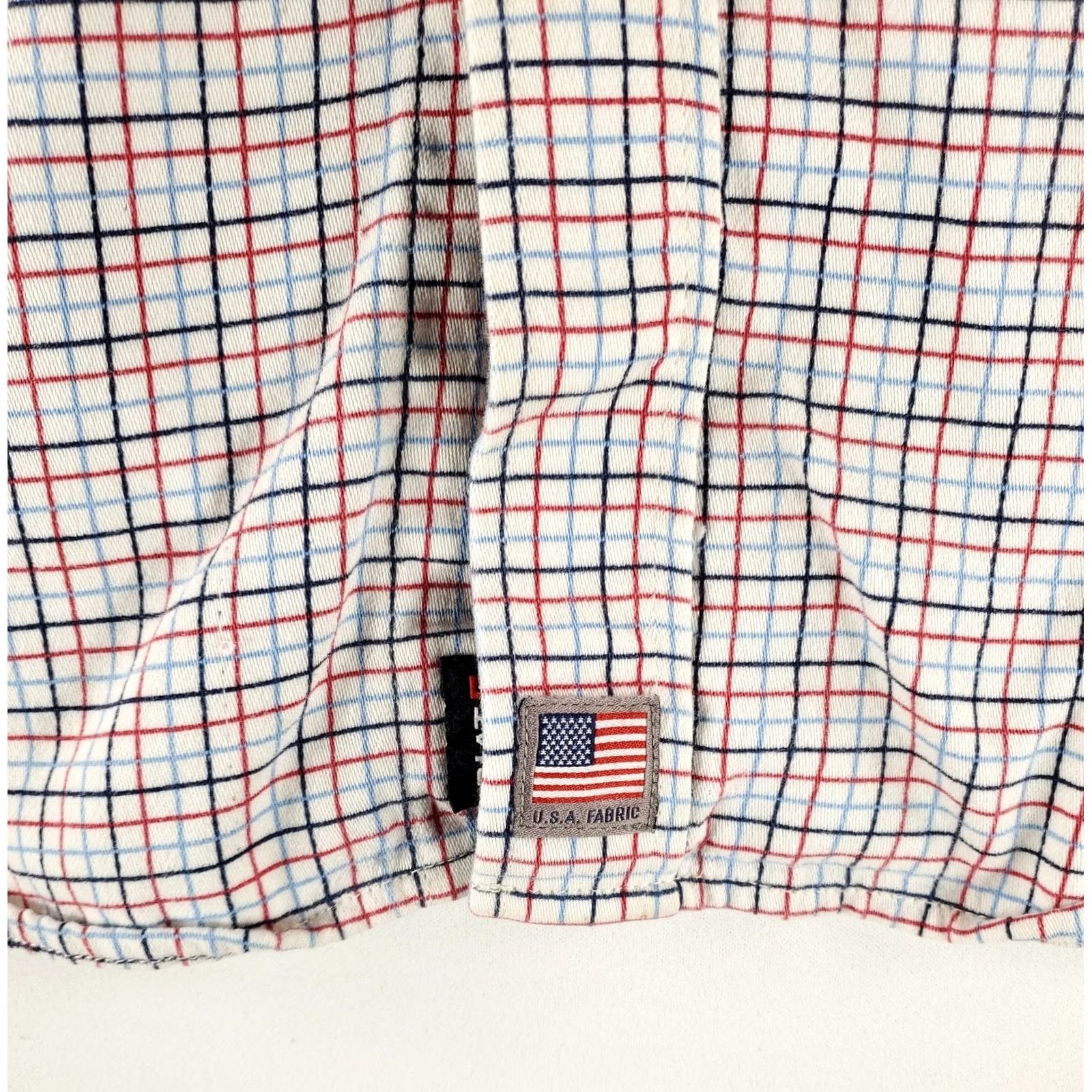 Ariat Ariat Button Down Shirt CAT2 2112 Check Plaid White Red Blue Mens XXL Long Sleeve White Mens 2XL (Light Soiling) Size US XXL / EU 58 / 5 - 4 Thumbnail