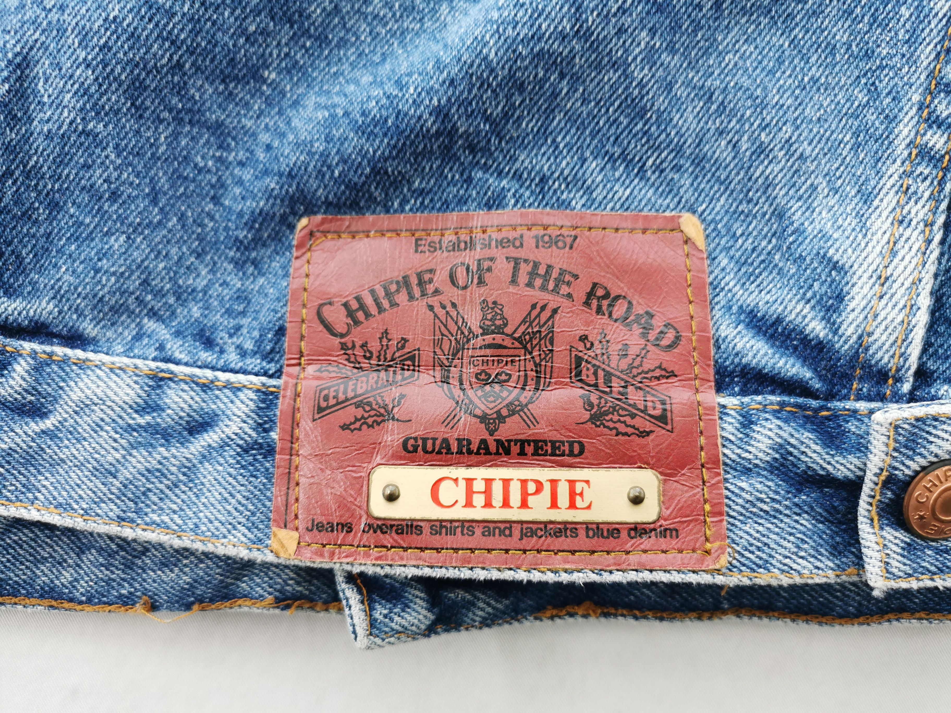 Vintage Vintage 80s Chipie Embroidered Denim Jacket Made In Japan Size US L / EU 52-54 / 3 - 6 Thumbnail