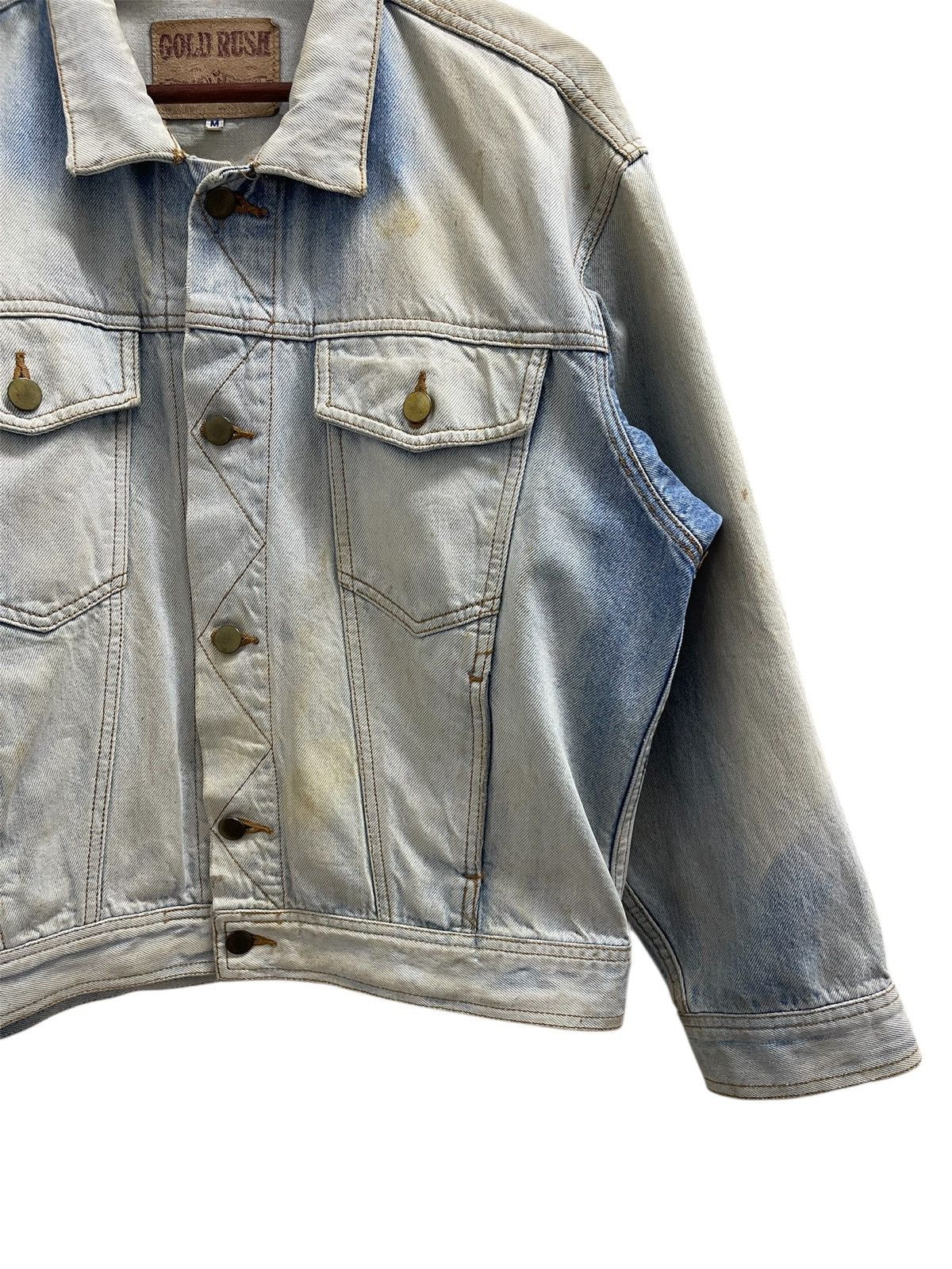 Edwin Vintage Gold Rush X Edwin Sunfaded Trucker Jacket Size US M / EU 48-50 / 2 - 4 Thumbnail