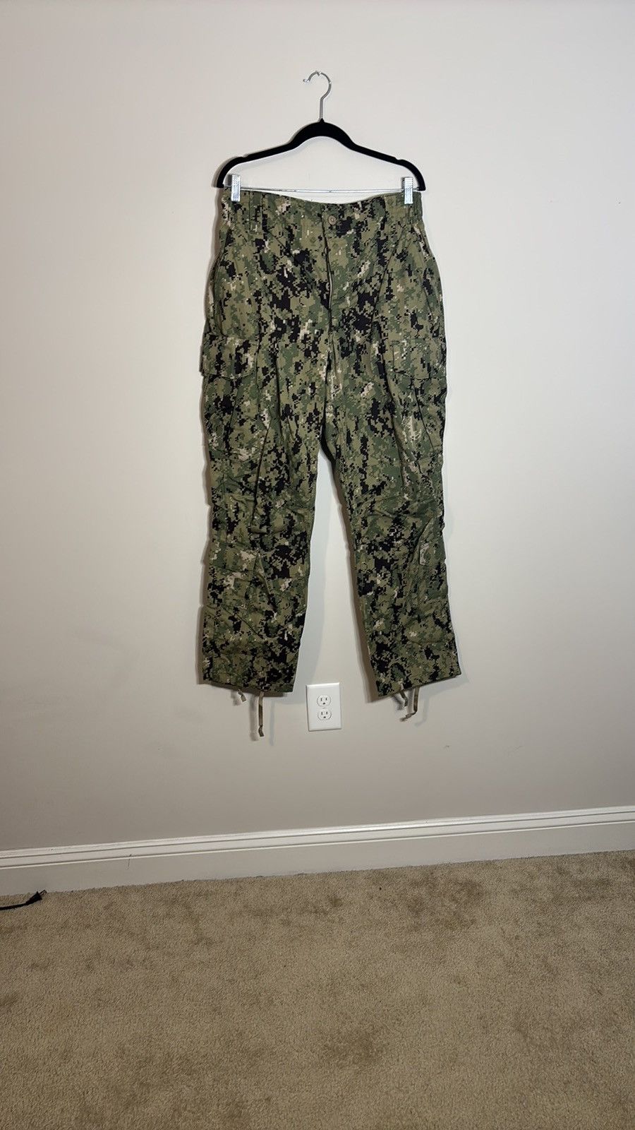 Other Vintage Military Camo Cargo Fatigue Pants Size US 34 / EU 50 - 1 Thumbnail