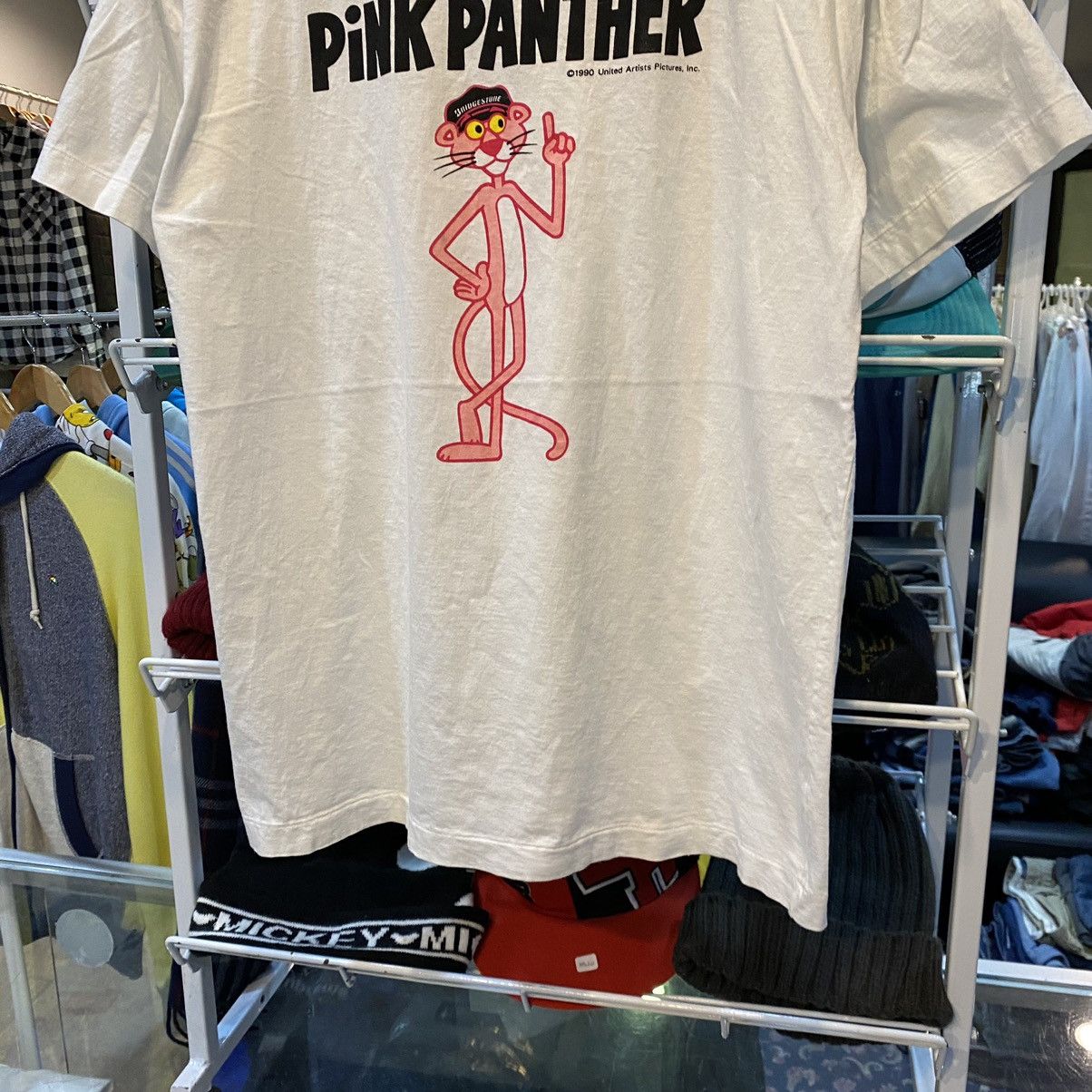 Cartoon Network RARE VTG 90s BRIDGESTONE X PINK PANTHER T-Shirts Size US M / EU 48-50 / 2 - 4 Thumbnail