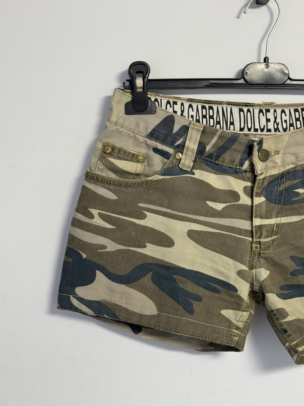 Dolce & Gabbana Dolce & Gabbana Vintage Women’s Shorts Camo style 90’s Size 29" - 3 Thumbnail