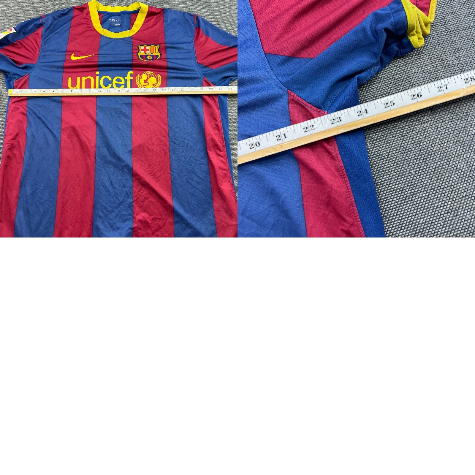 Nike Nike Barcelona 2010-2011 Home Lionel Messi #10 Football Jersey Mens 2XL T-Shirt Football Size US XXL / EU 58 / 5 - 11 Thumbnail