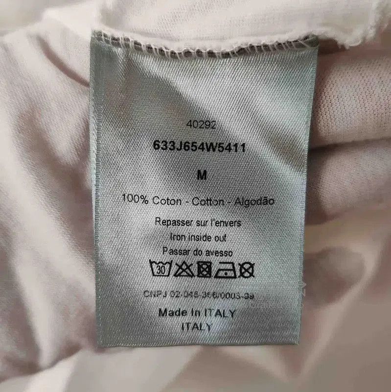 Dior Dior Cotton White Men's T-Shirt . Size US M / EU 48-50 / 2 - 5 Thumbnail