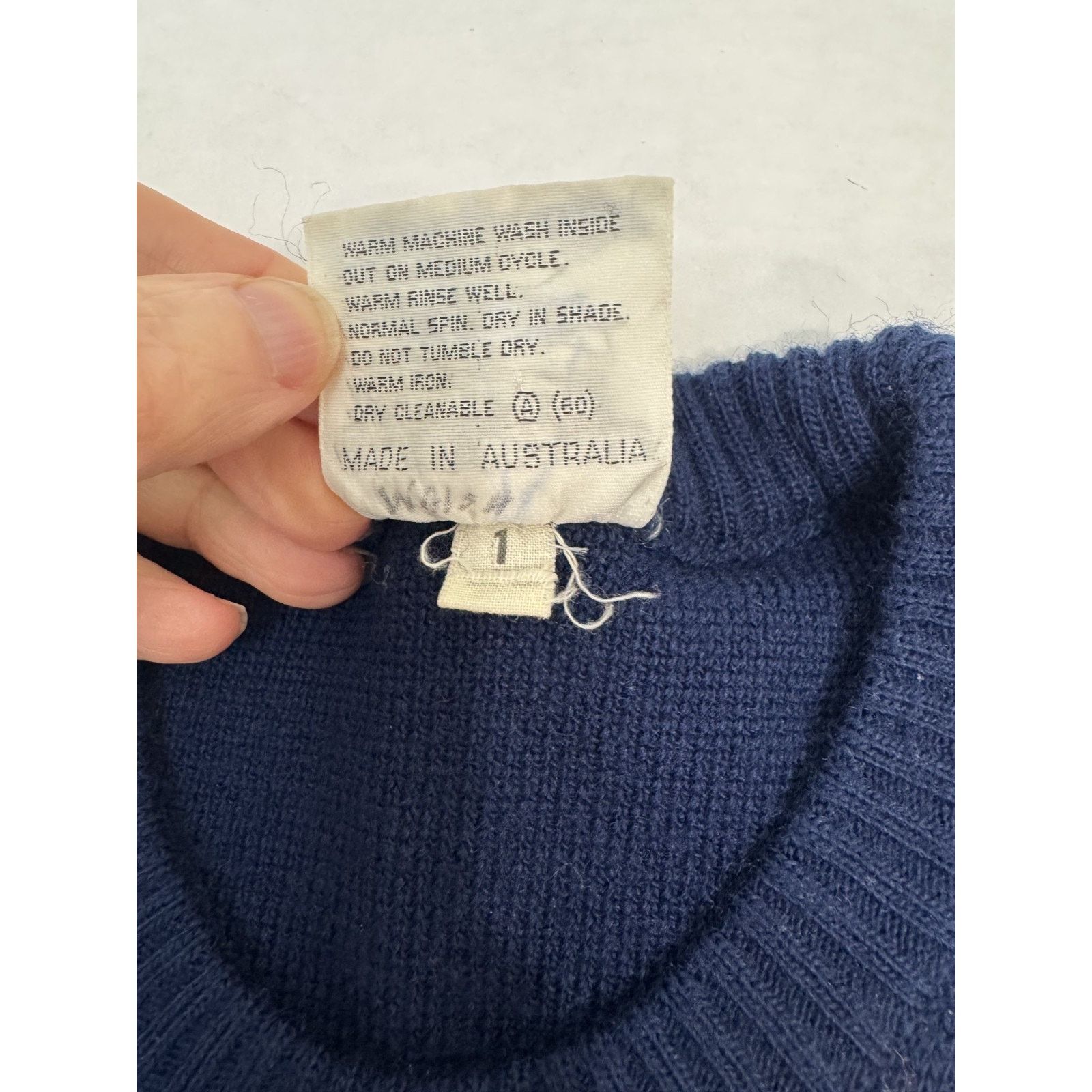 Other Vintage 90s HySport Sweater Australia Wool Britain Flags Size US S / EU 44-46 / 1 - 5 Thumbnail