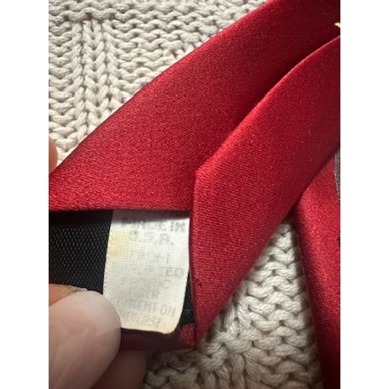 Oscar De La Renta Oscar de la Renta red silk tie Size ONE SIZE - 3 Thumbnail