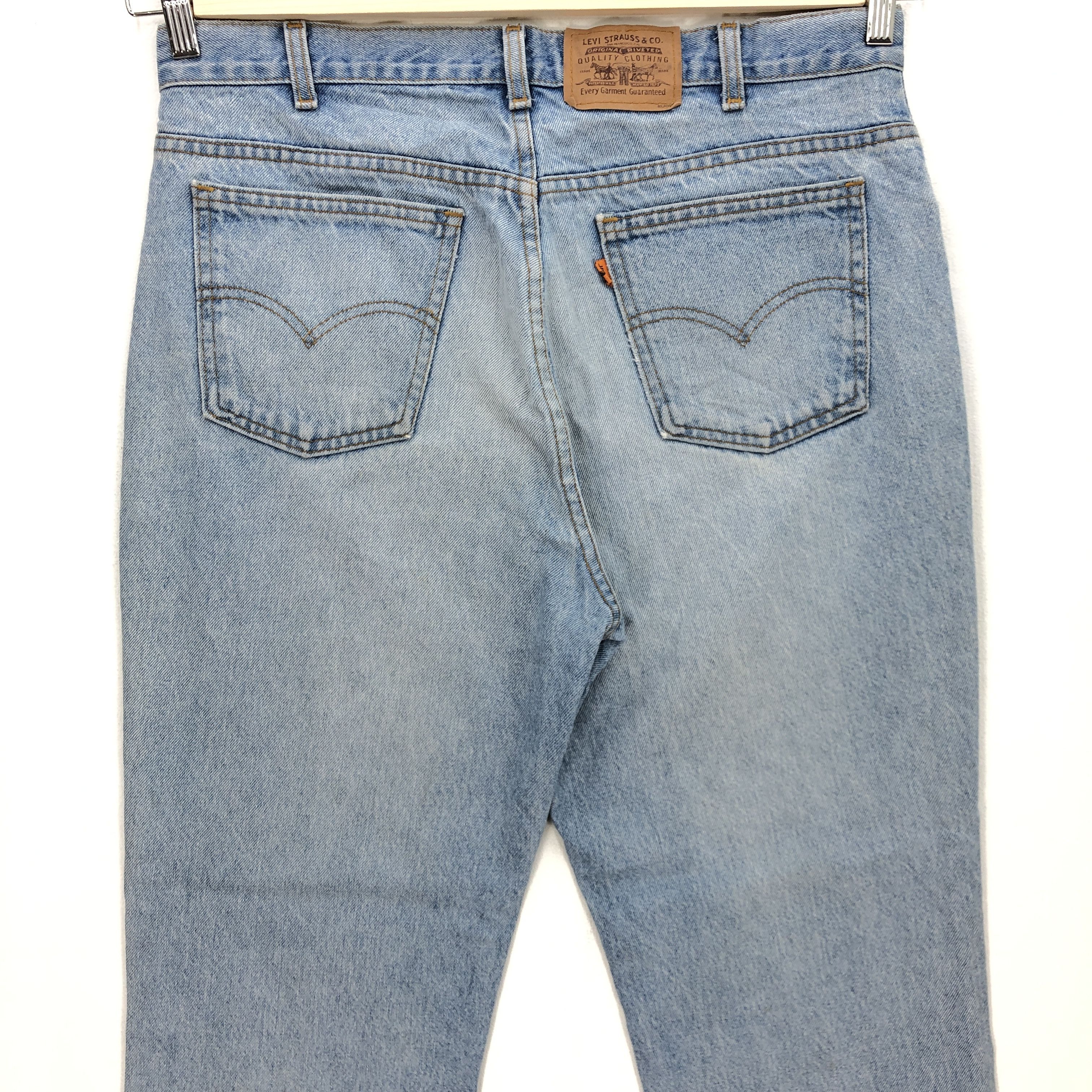 Levi's Vintage 90s Levis Sun Faded Jeans Levi's Light Wash Denim Size US 34 / EU 50 - 4 Thumbnail