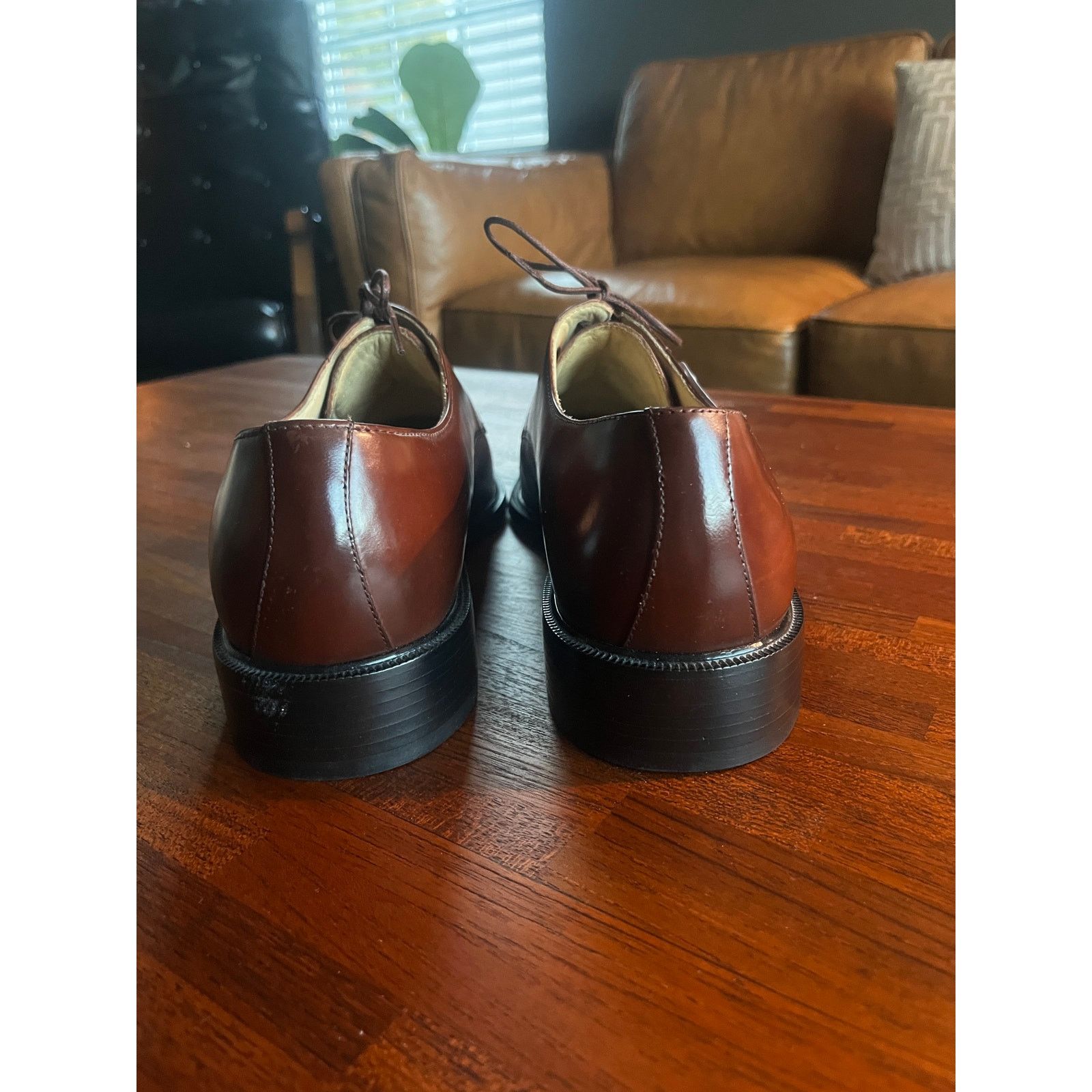 Florsheim Florsheim Pebble Leather Oxfords Dress Shoes Cognac Men's 13 Size US 13 / EU 46 - 6 Thumbnail