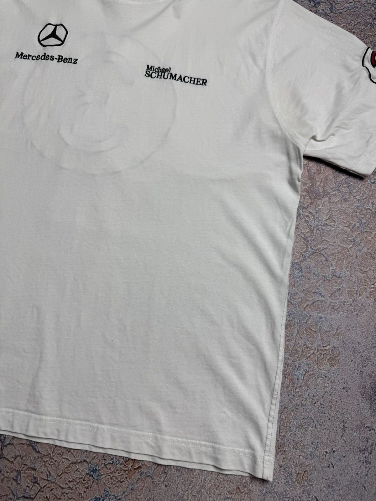 Mercedes-Benz Mercedes Benz Henri Lloyd Mens Logo T-Shirt Size XL White Size US XL / EU 56 / 4 - 3 Thumbnail