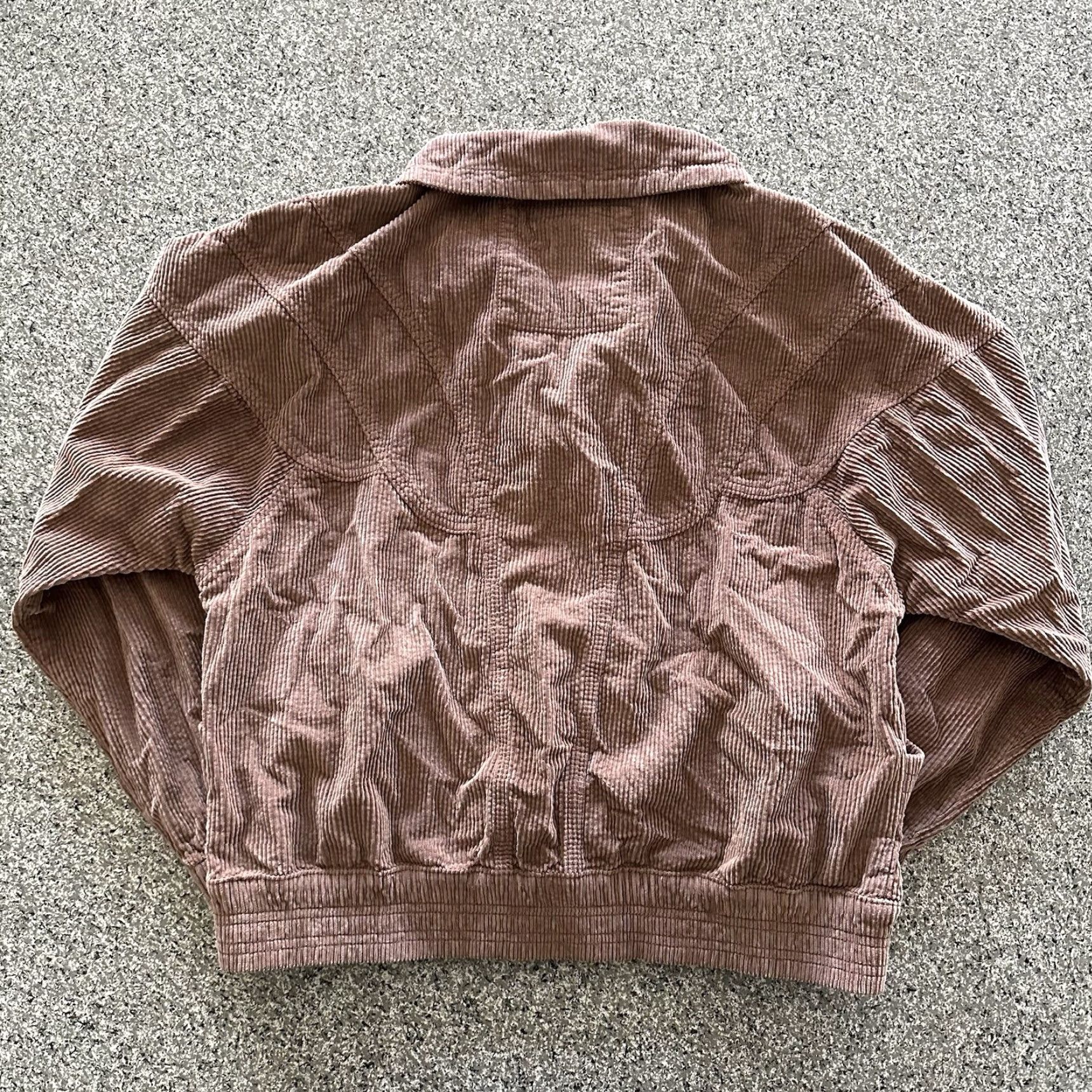 American Eagle Outfitters VINTAGE American Eagle Outfitters Corduroy Bomber Jacket Womens S Brown Retro Pockets Size S / US 4 / IT 40 - 3 Thumbnail