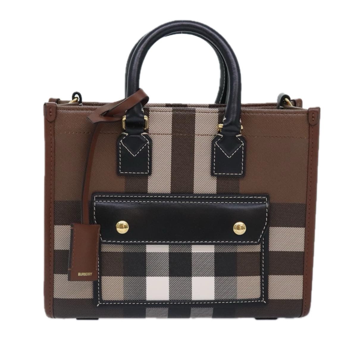 Freya Brown Leather Handbag (Pre-Owned)