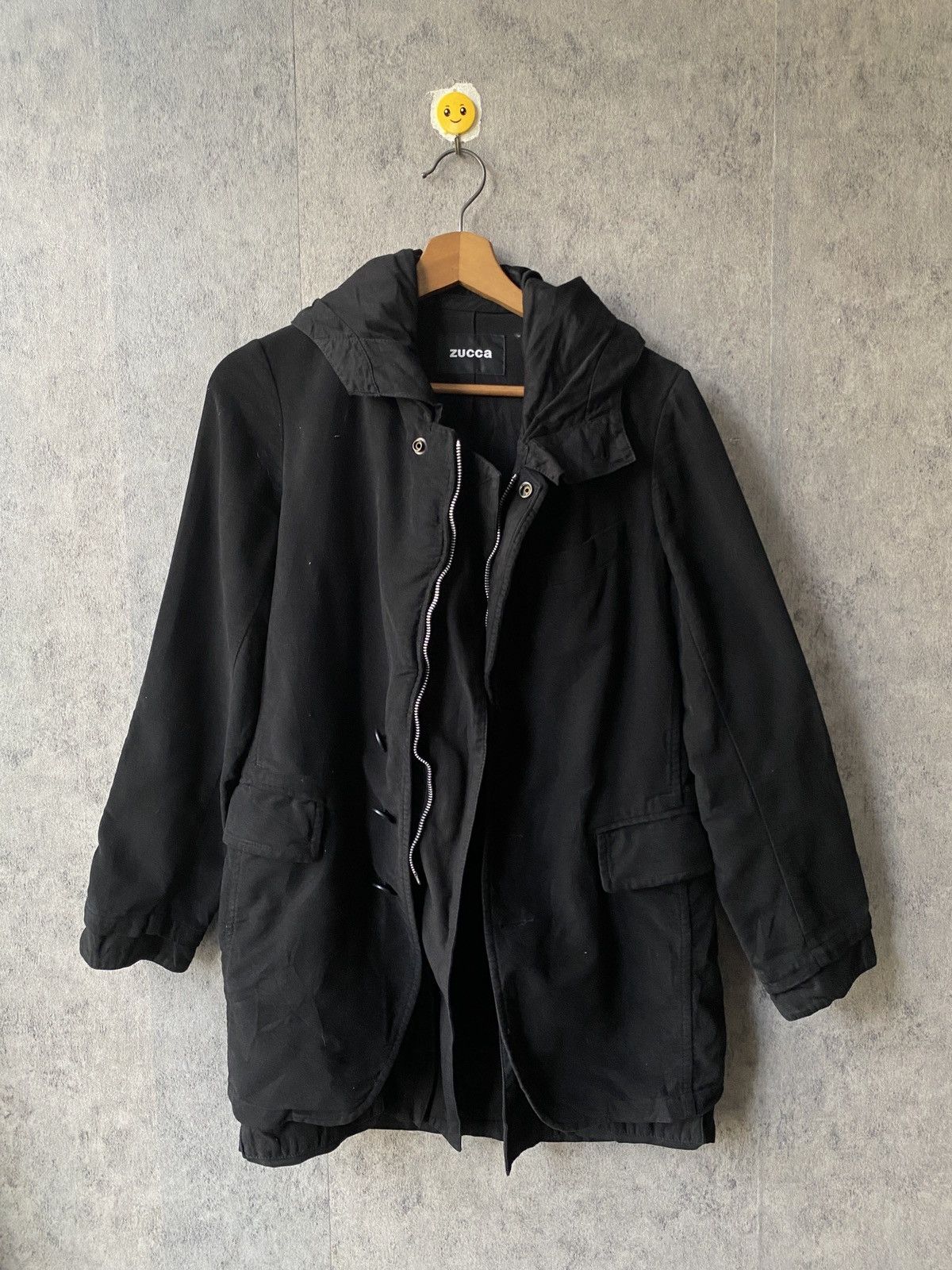 CABANE de ZUCCa Vintage Zucca Issey Miyake Double Layer Hoodie Jacket Size US S / EU 44-46 / 1 - 4 Thumbnail