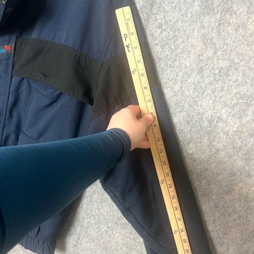 Vintage Workrite FR Jacket Men's Medium lightweight Navy fire resistant work Size US M / EU 48-50 / 2 - 5 Thumbnail