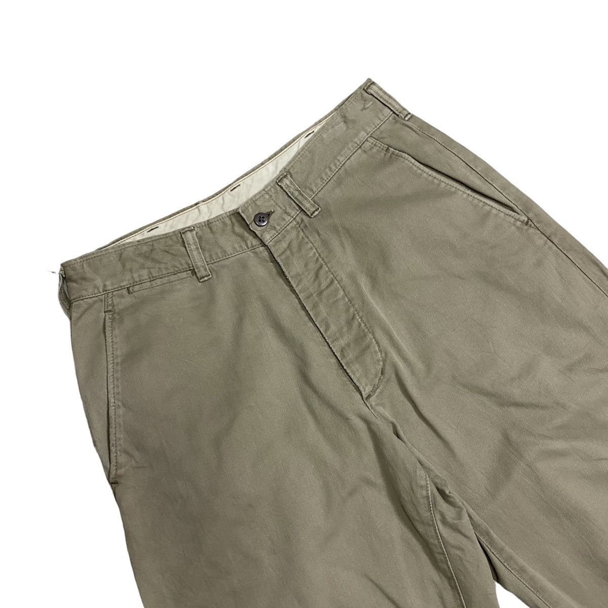 HOLLYWOOD RANCH MARKET × HRMTG × Japanese Brand HR Market Chino Khaki selvedge pant Size US 30 / EU 46 - 3 Thumbnail