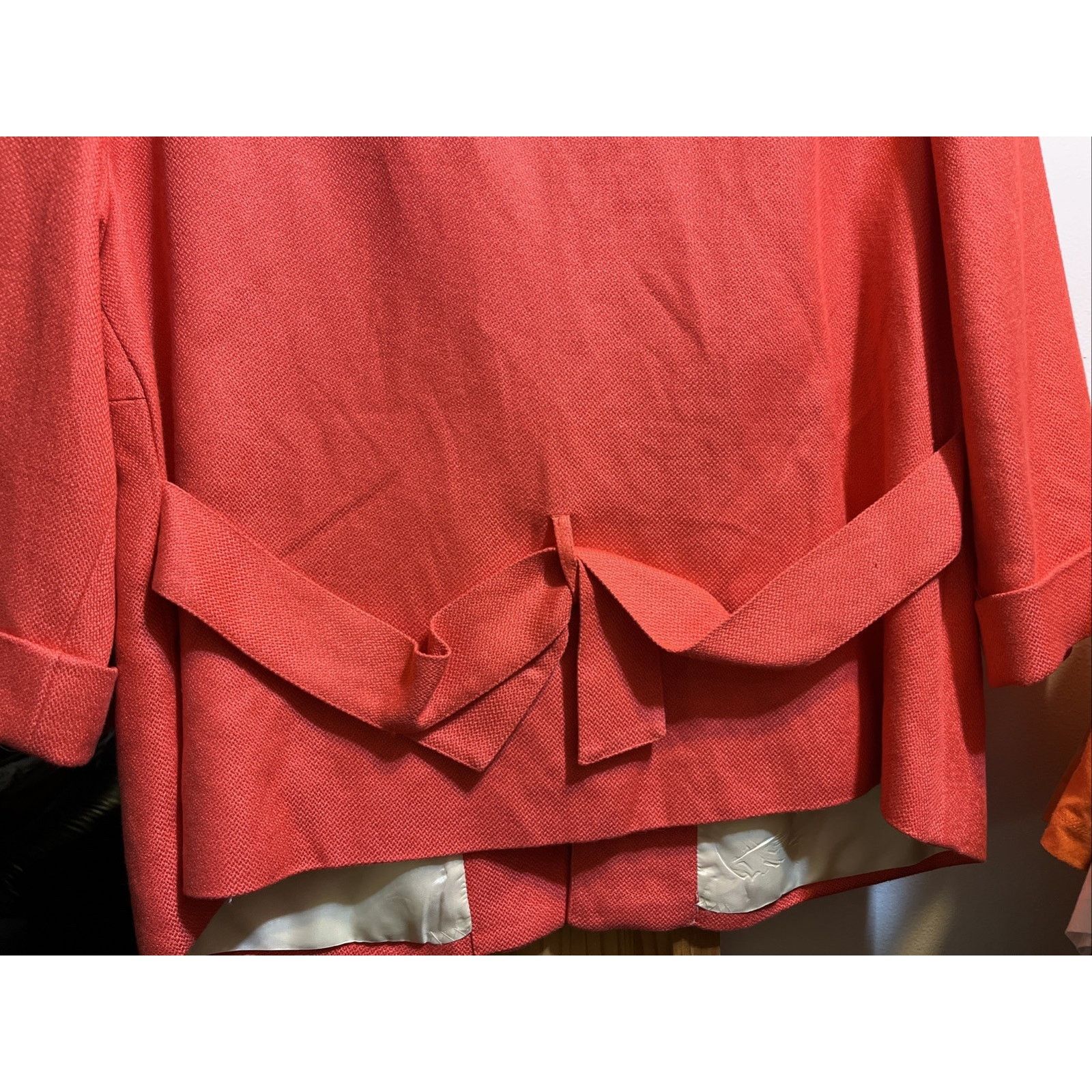 Other PETER NYGARD Womens 16 Red Linen Blend Floral Blazer Size XXL / US 16-18 / IT 52-54 - 10 Thumbnail