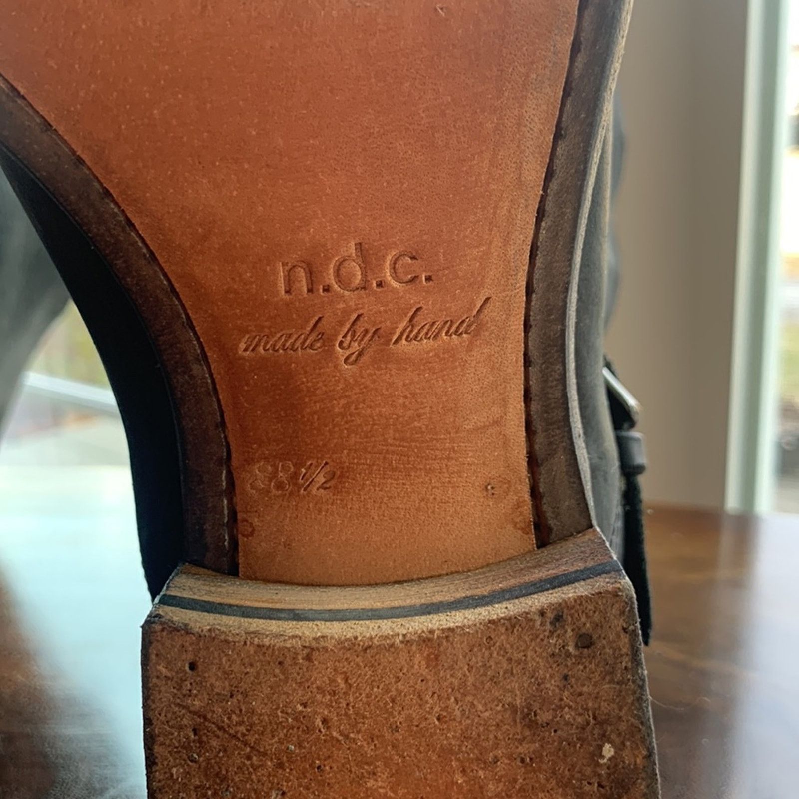 n.d.c. made by hand n.d.c. handmade black ankle booties,Italian leather Size US 8 / IT 38 - 8 Thumbnail