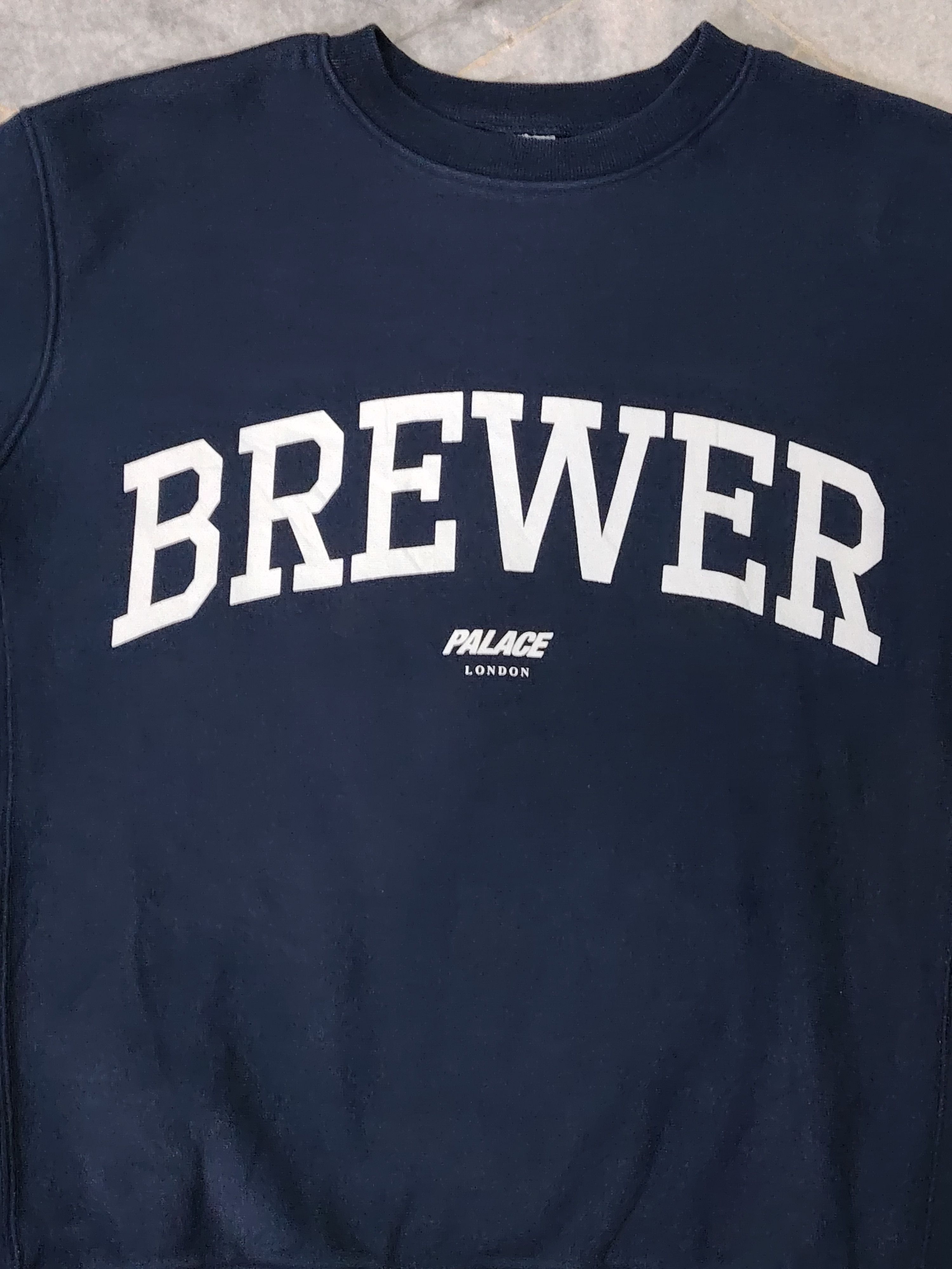Palace Palace x champion Brewer London Crewneck Sweatshirt Size US XL / EU 56 / 4 - 3 Thumbnail