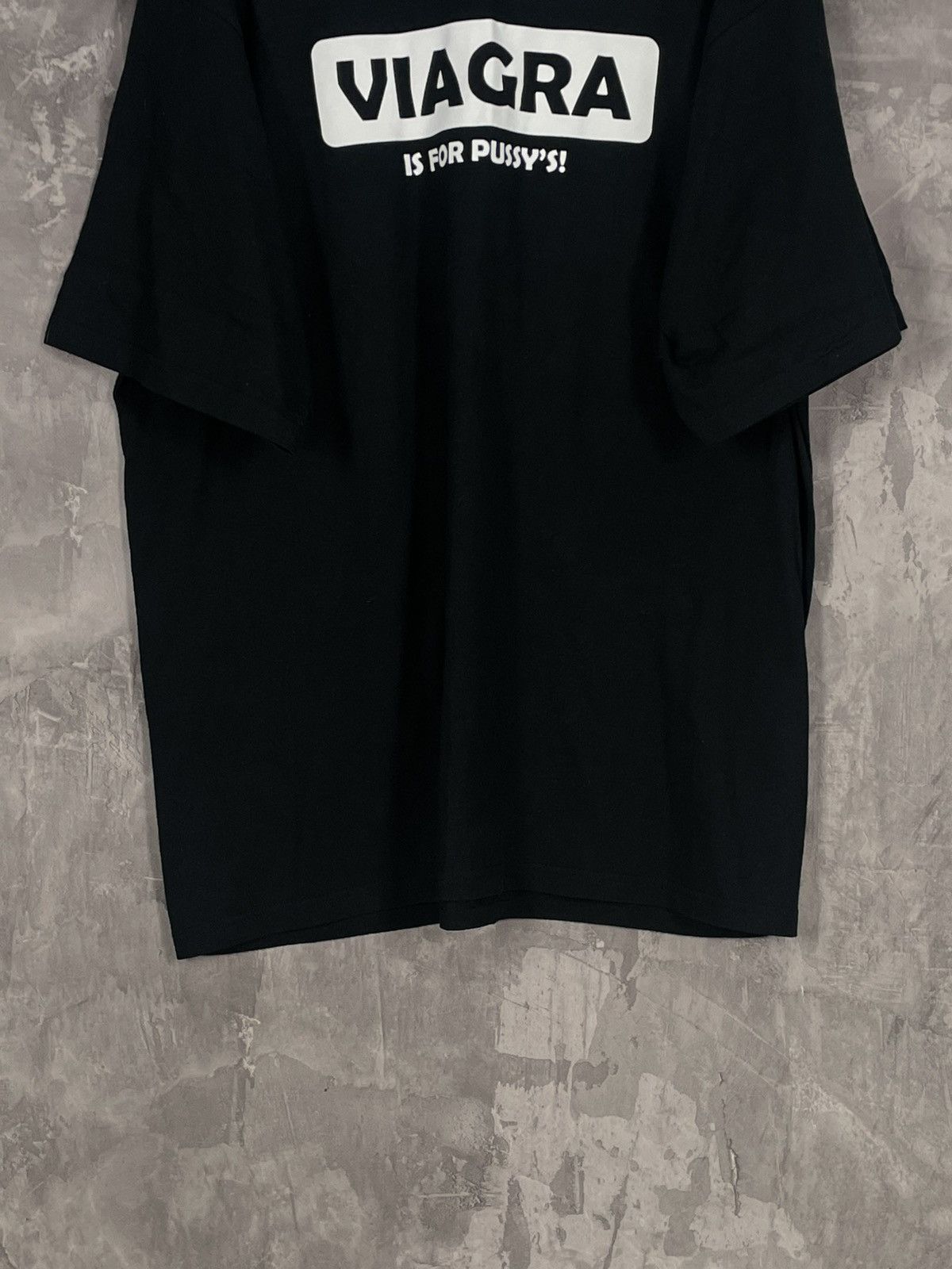 Vintage Crazy Y2K Funny Viagra Sex Pornstar Parody Humor T-Shirt Size US XL / EU 56 / 4 - 5 Thumbnail