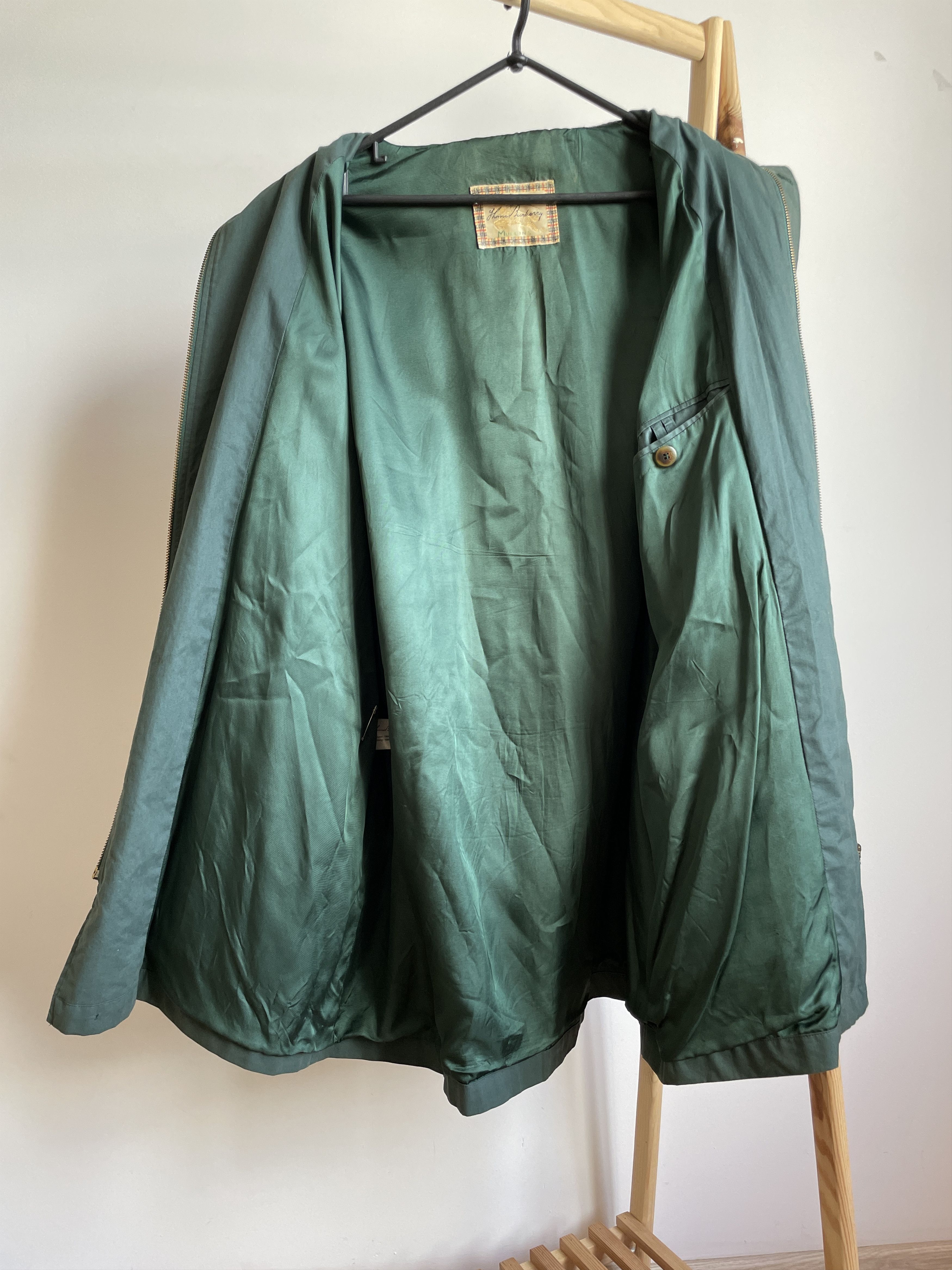 Burberry Thomas Burberry Vintage 90's Rain Jacket Size UK 48 Size US XXL / EU 58 / 5 - 3 Thumbnail