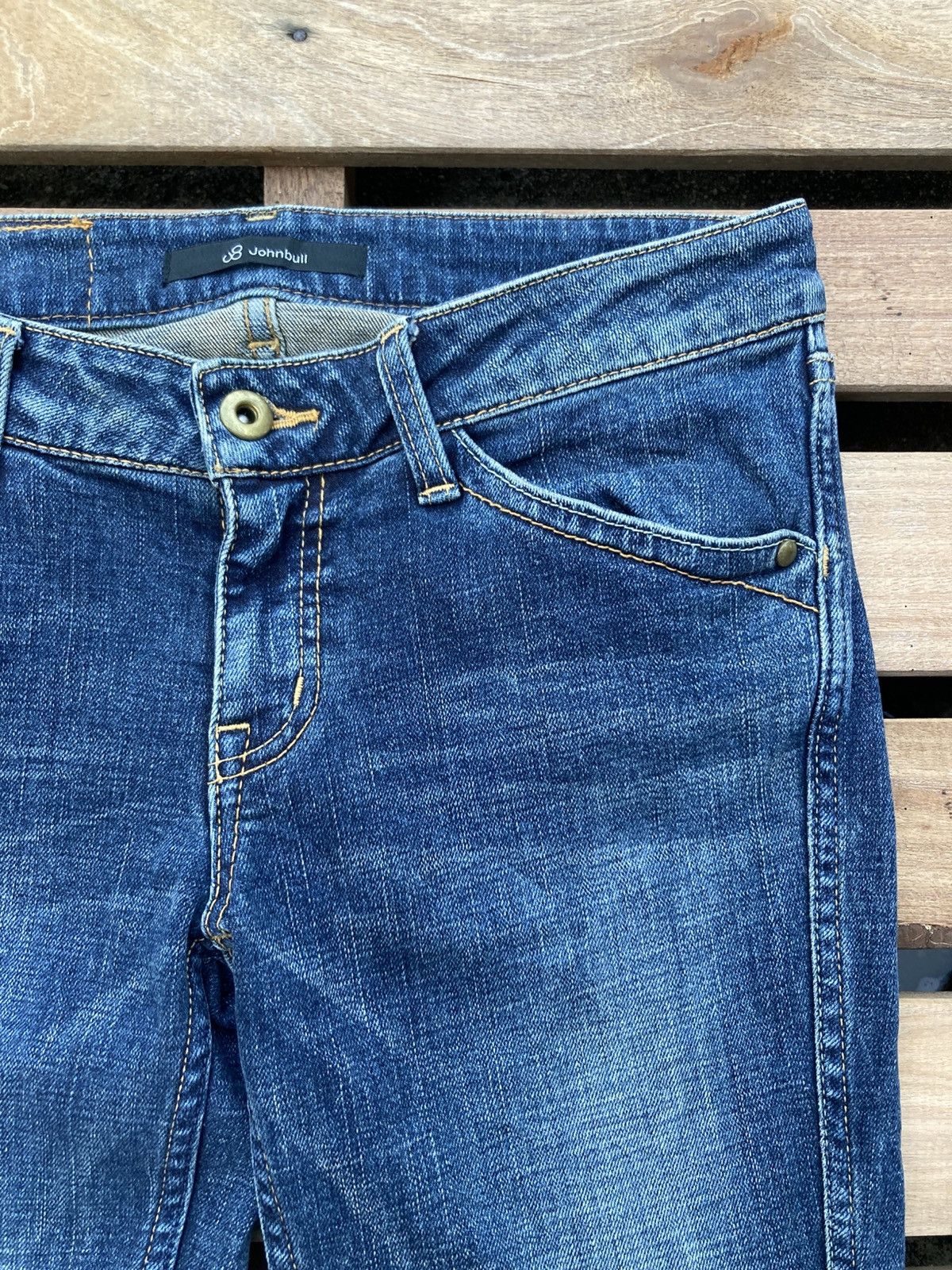 Johnbull Johnbull Blue Japan Flare Jeans Size 28" / US 6 / IT 42 - 7 Thumbnail