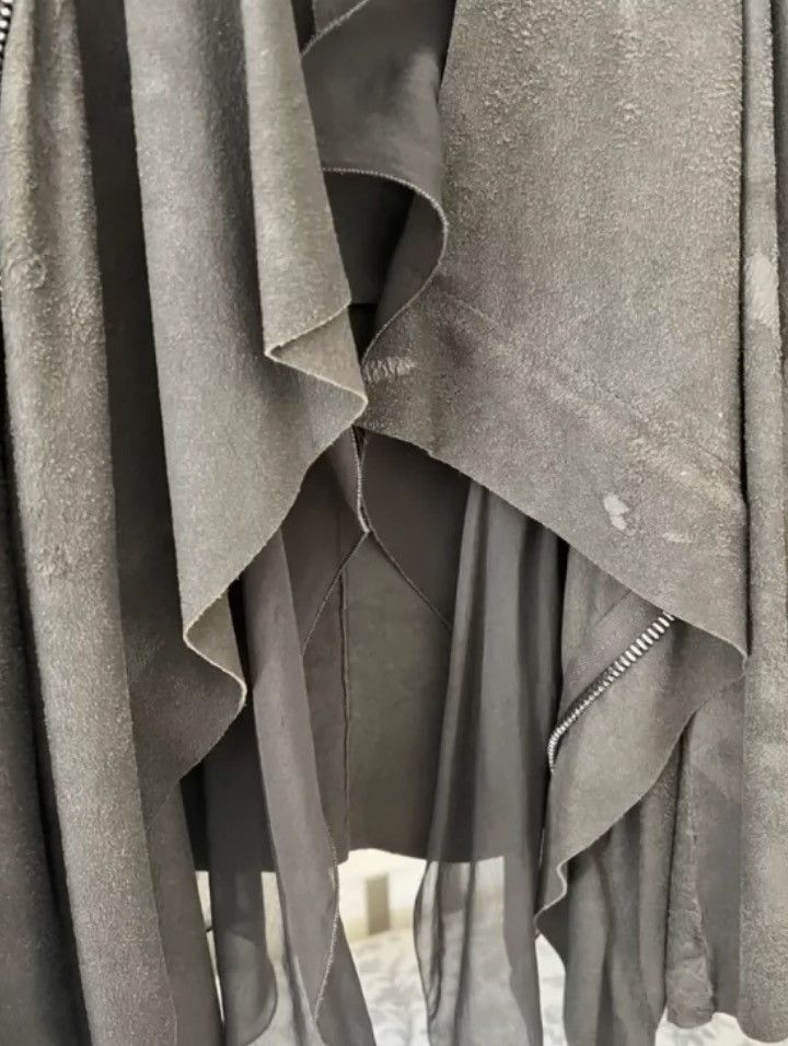 Rick Owens Rick Owens Wasteland patchwork chiffon motorcycle jacket Size US L / EU 52-54 / 3 - 5 Thumbnail