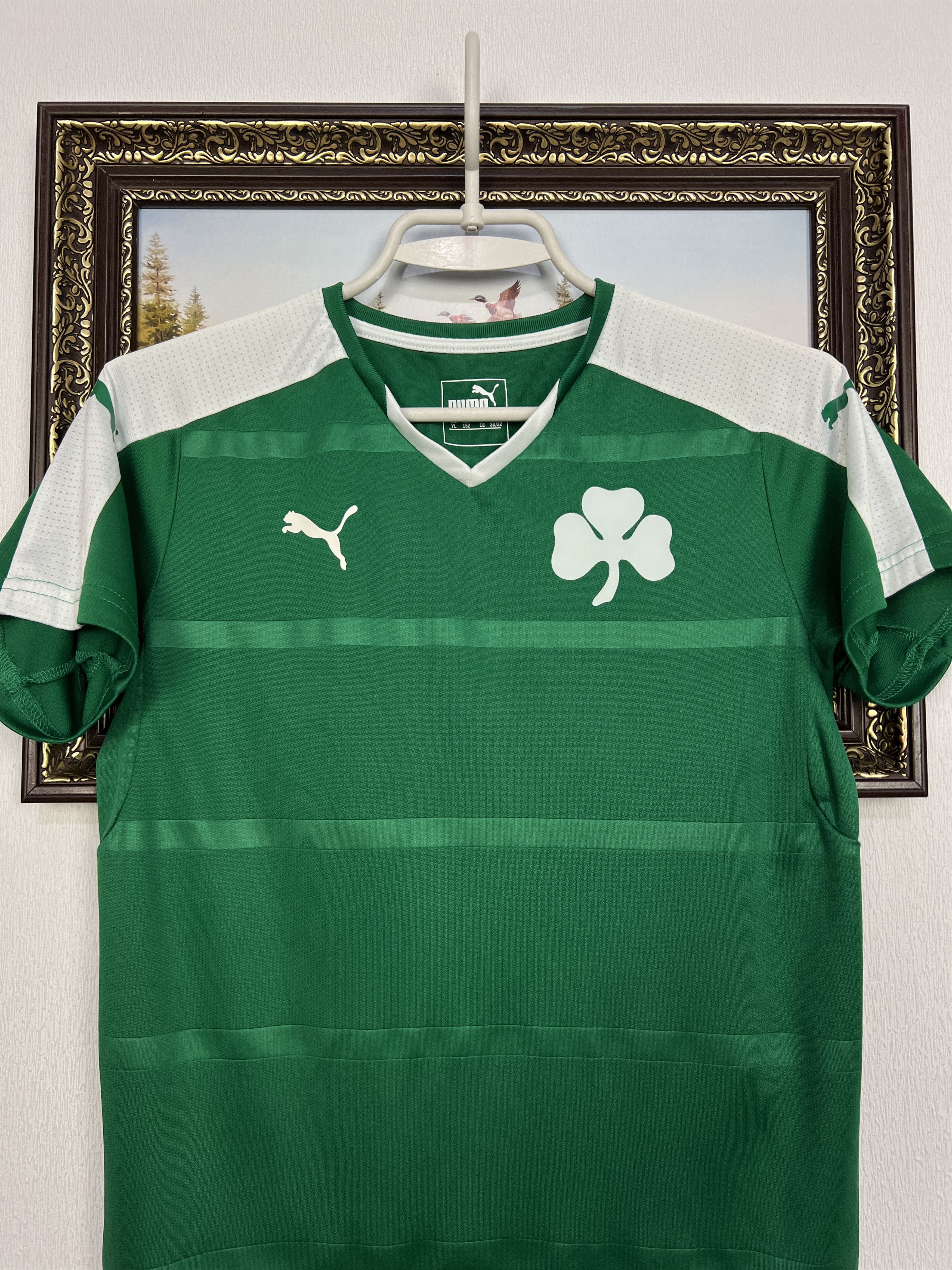 Puma Panathinaikos Away football shirt 2015 Soccer Puma Kids L Size US XS / EU 42 / 0 - 2 Thumbnail