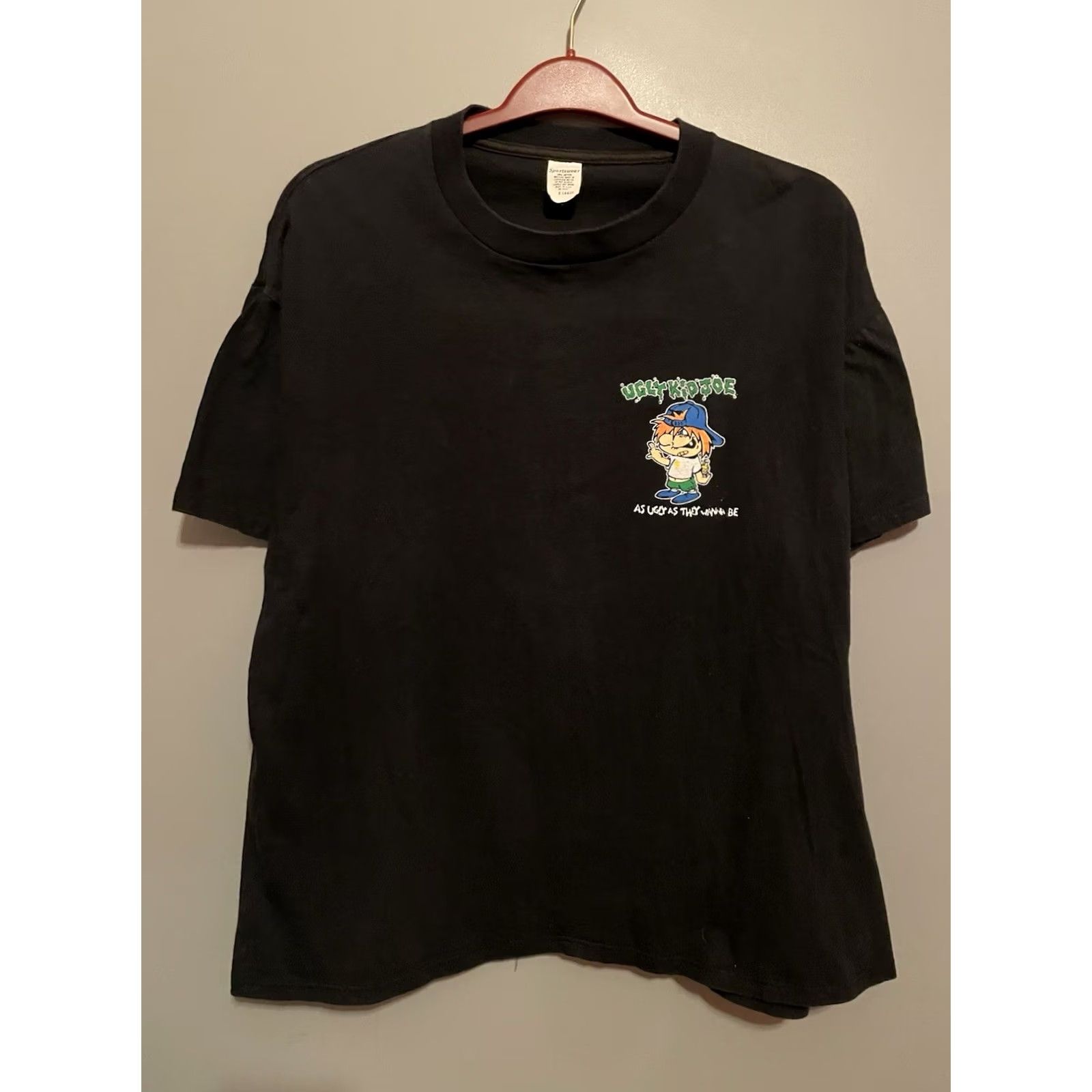 Vintage VINTAGE Ugly Kid Joe 1991 Ugly As They Wanna Be Tour T-Shirt XL Black Mens Short Sleeve 90s Streetwear Size US XL / EU 56 / 4 - 3 Thumbnail