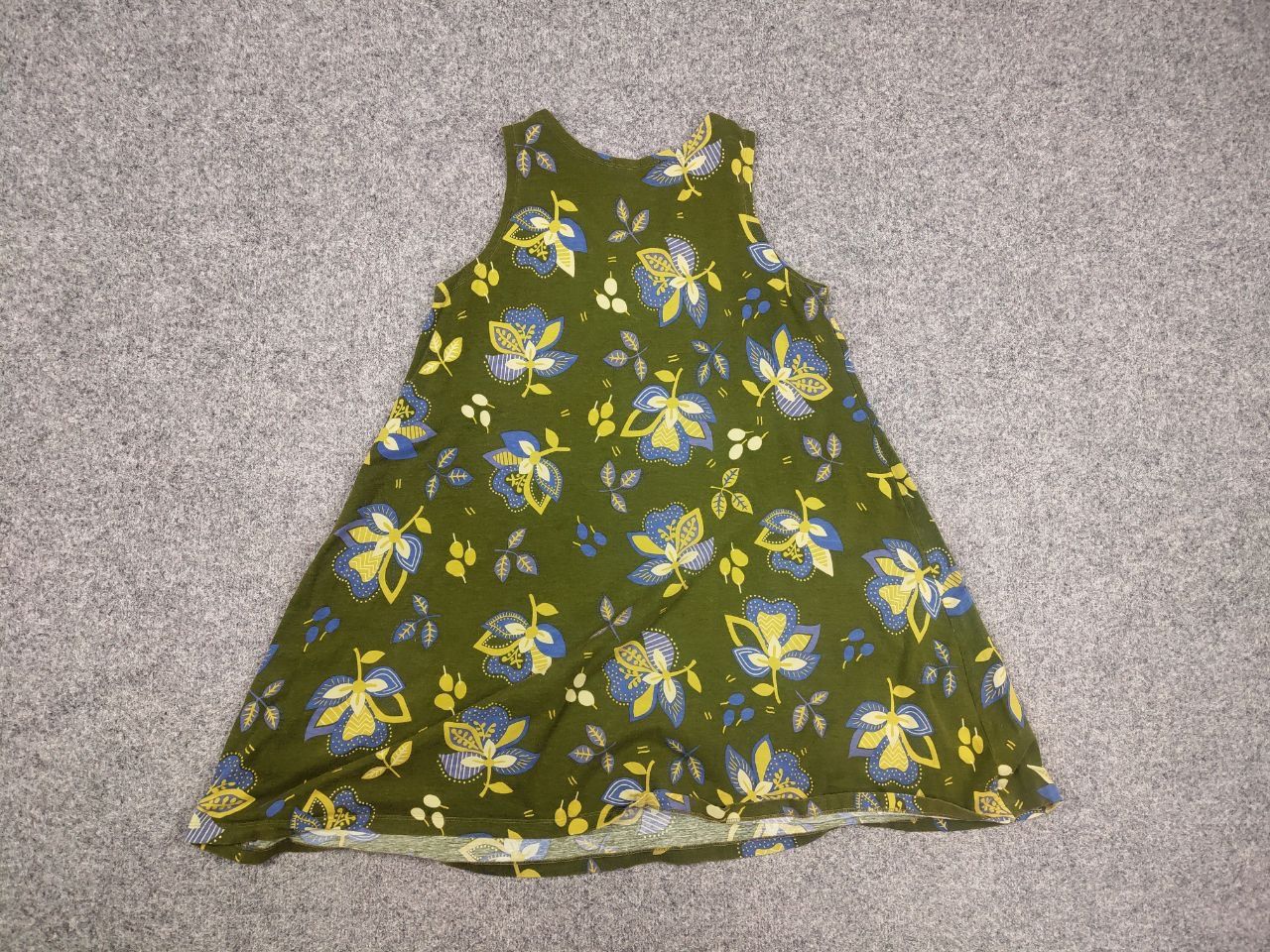 Gudrun Sjoden Gudrun Sjödén Design cotton Green Flower Pattern Tank dress Size S / US 4 / IT 40 - 9 Thumbnail