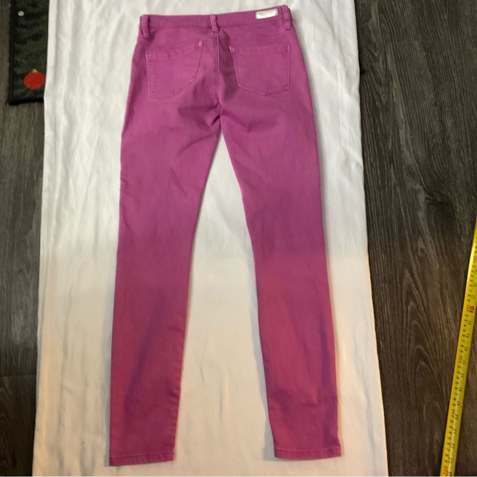 BLANKNYC Blank NYC Pink Denim Skinny Jeans 27 Size 27" / US 4 / IT 40 - 4 Thumbnail