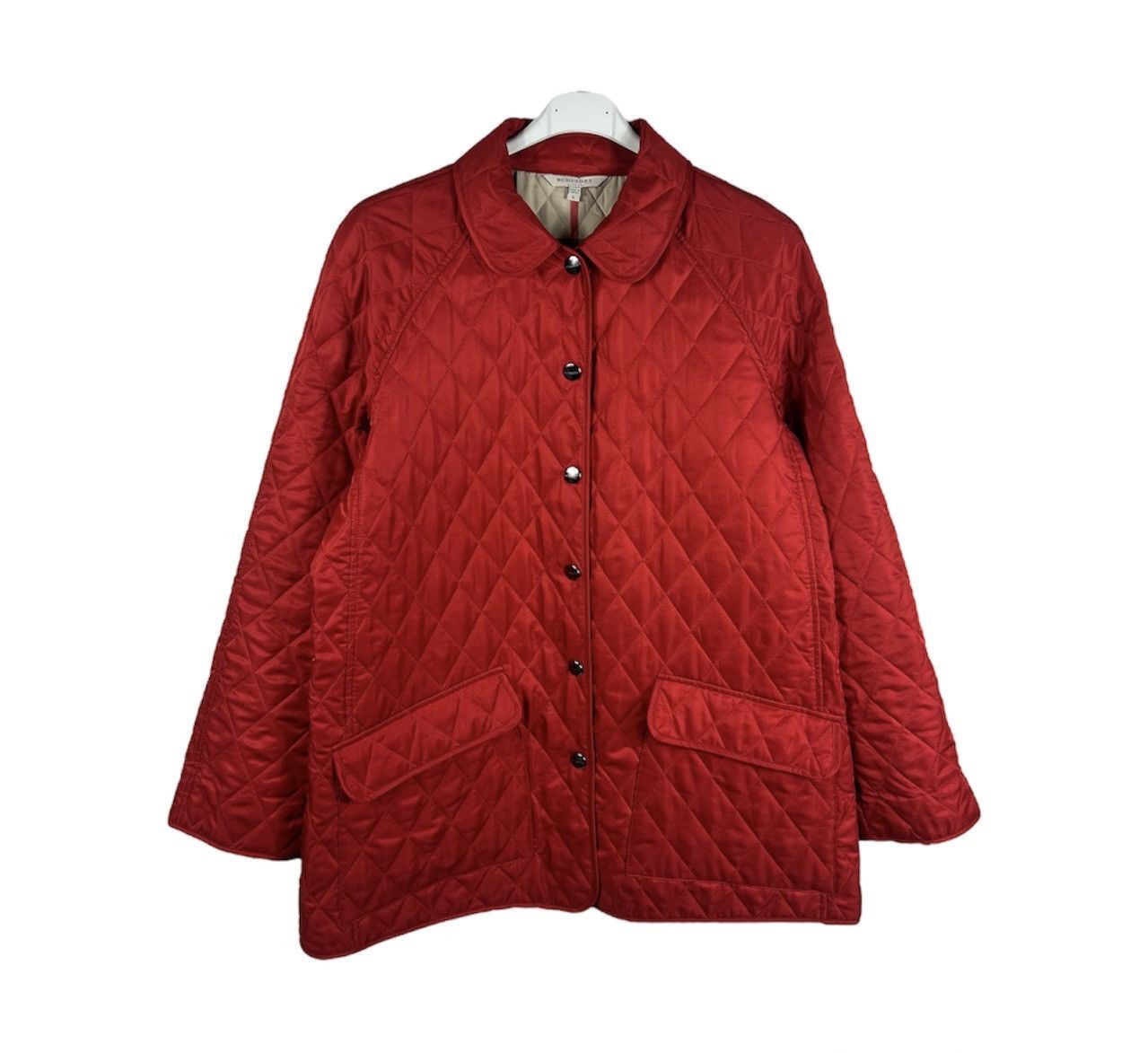 Burberry Burberry London checked quilted parka jacket coat nova check Size L / US 10 / IT 46 - 1 Thumbnail