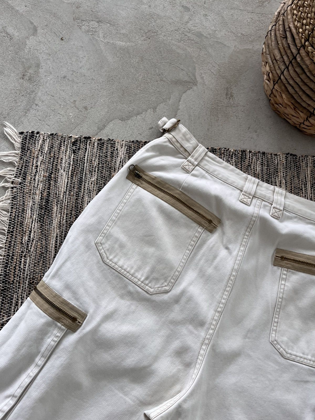 Dickies Vintage Dickies Beige Cargo Shorts Long Multi-Pocket Y2K 34 Size US 34 / EU 50 - 9 Thumbnail
