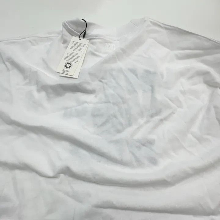 AMI AMIPARIS Logo Print Cropped T-Shirt -2507 Size L / US 10 / IT 46 - 7 Thumbnail