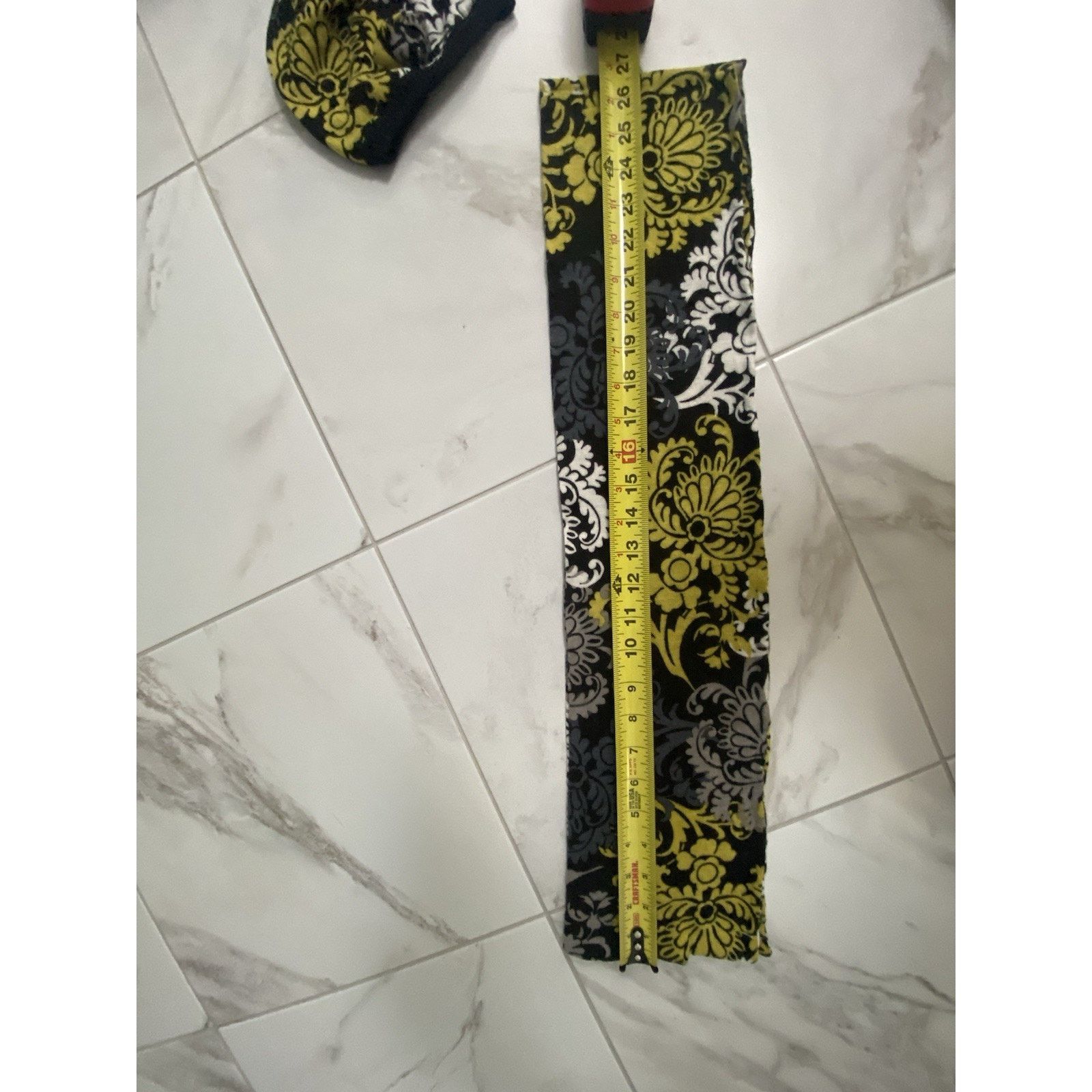 Vera Bradley Vera Bradley Paisley Bird Black/Yellow Hat & Scarf Size ONE SIZE - 6 Thumbnail